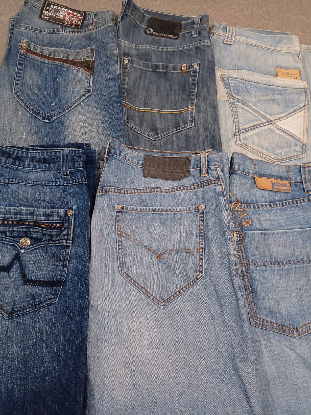 HD1337 Men Baggy Hiphop Jeans