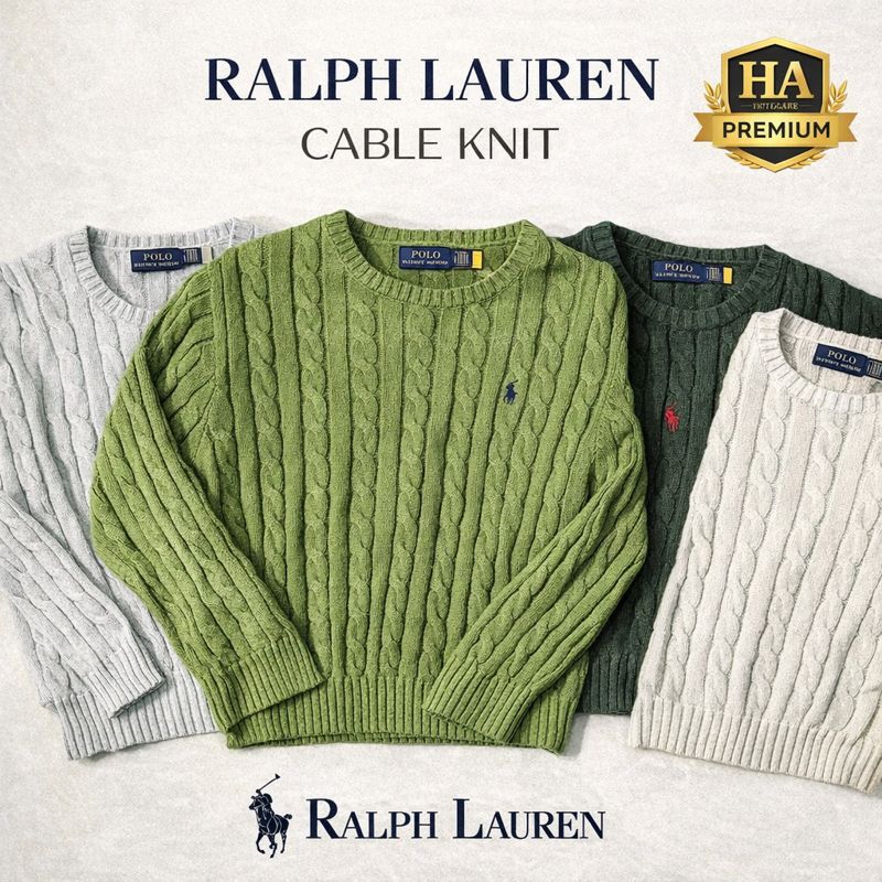 Ralph Lauren Cable Knit Sweaters – Cream Condition