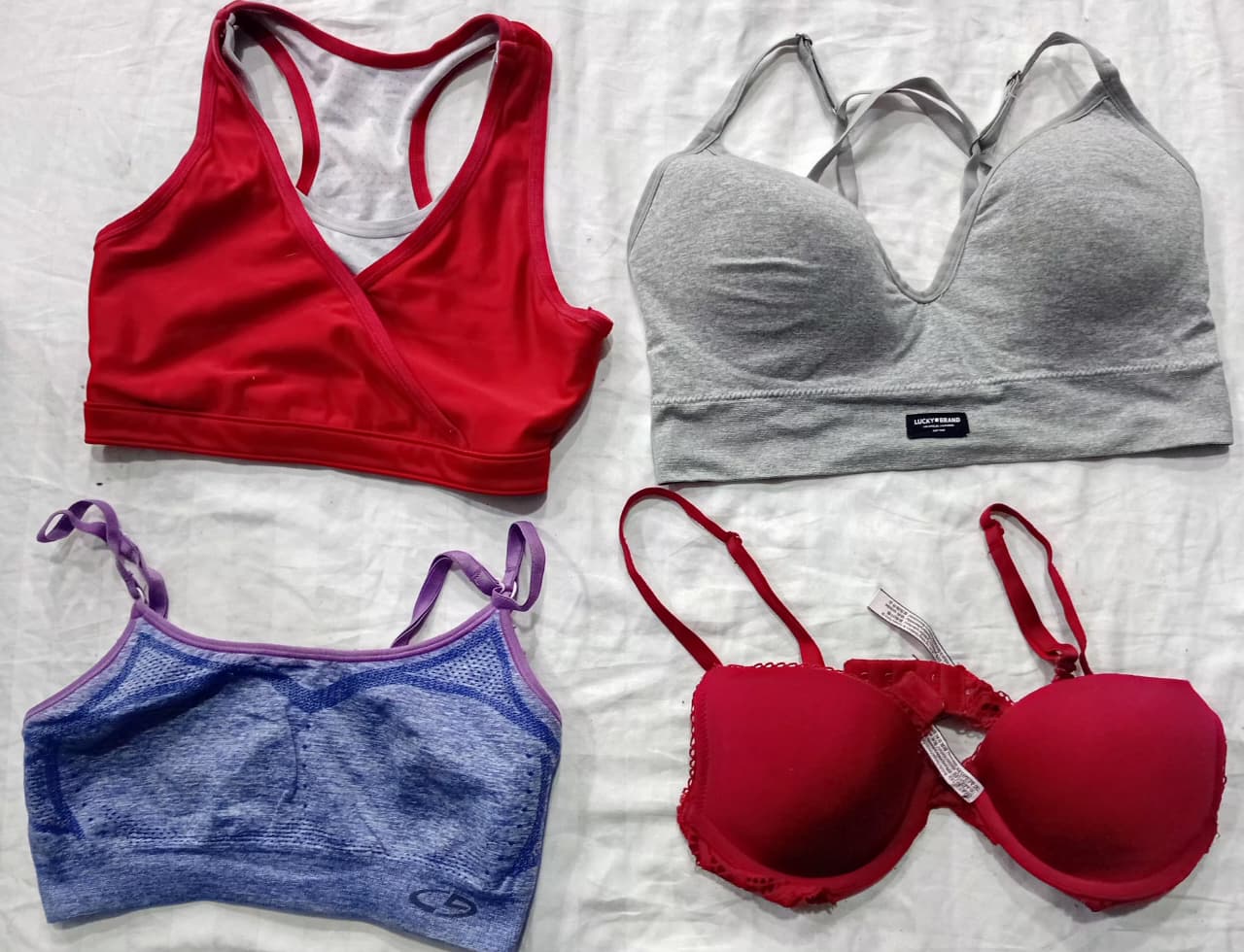CR6228 Y2K Mix Branded Sports Bras