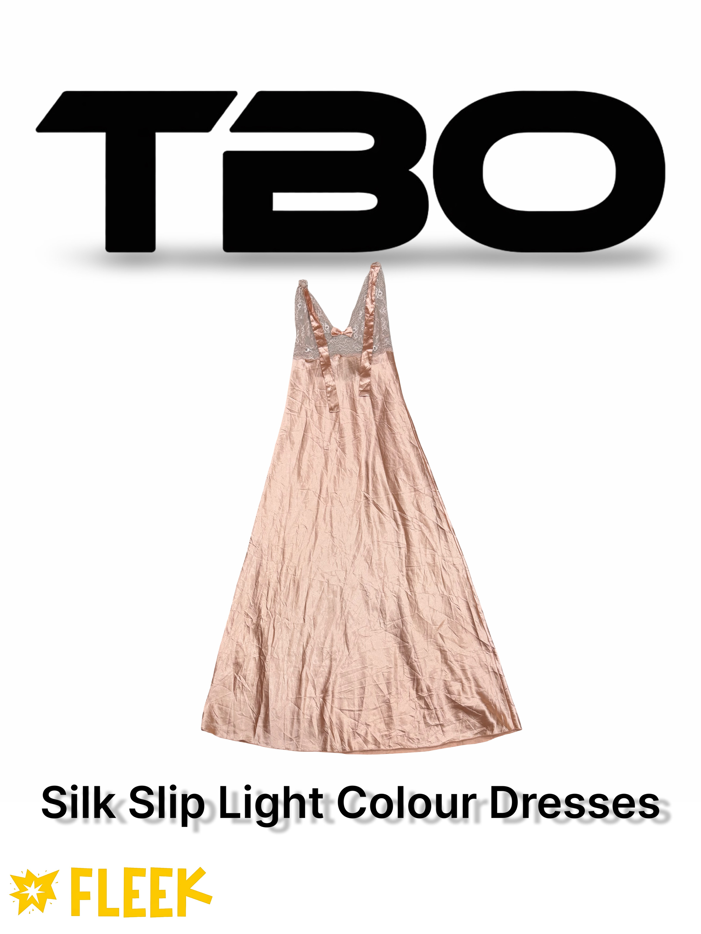 Silk Slip Light colour Dress