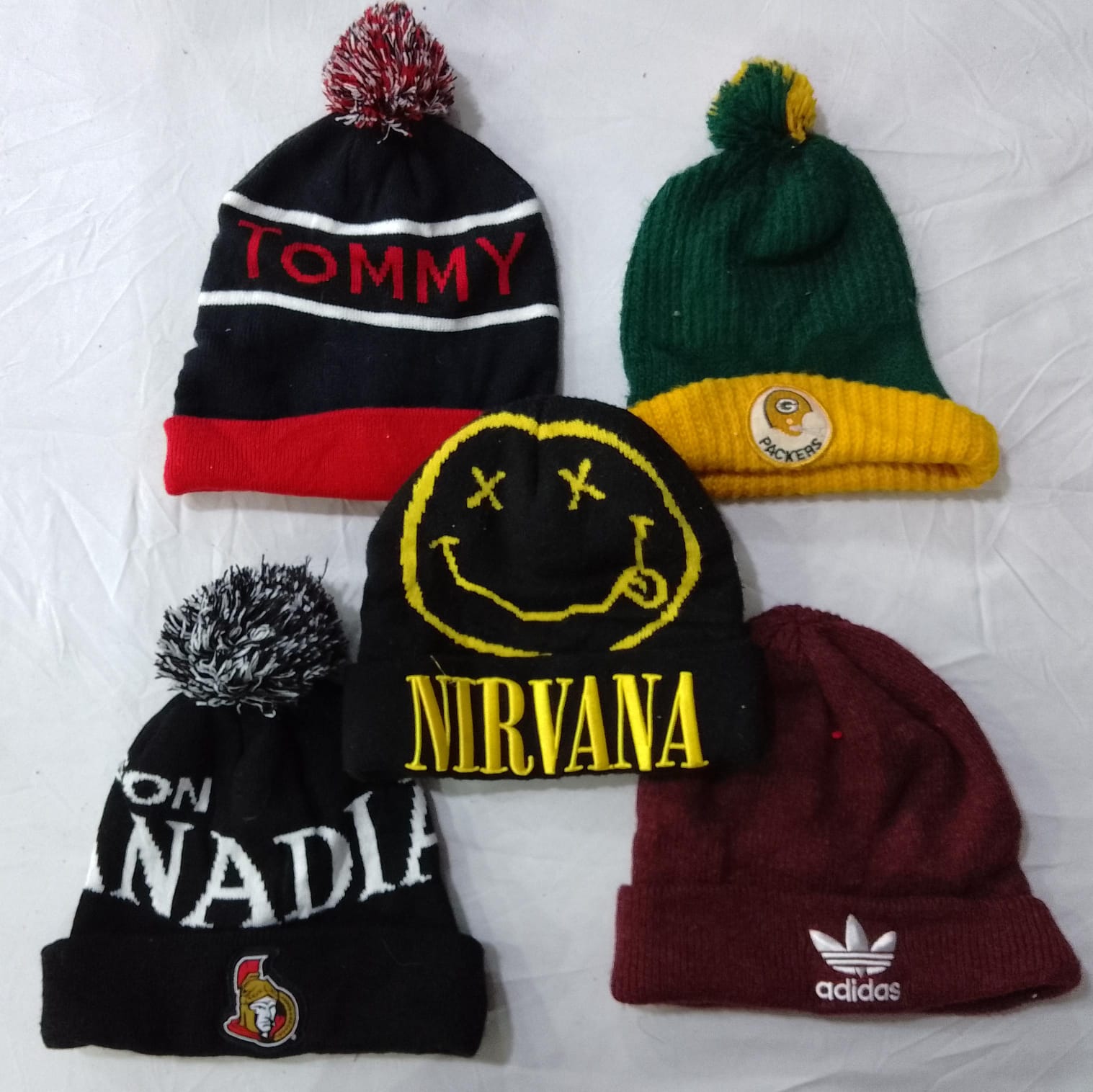 CR6246   Vintage Branded Beanies