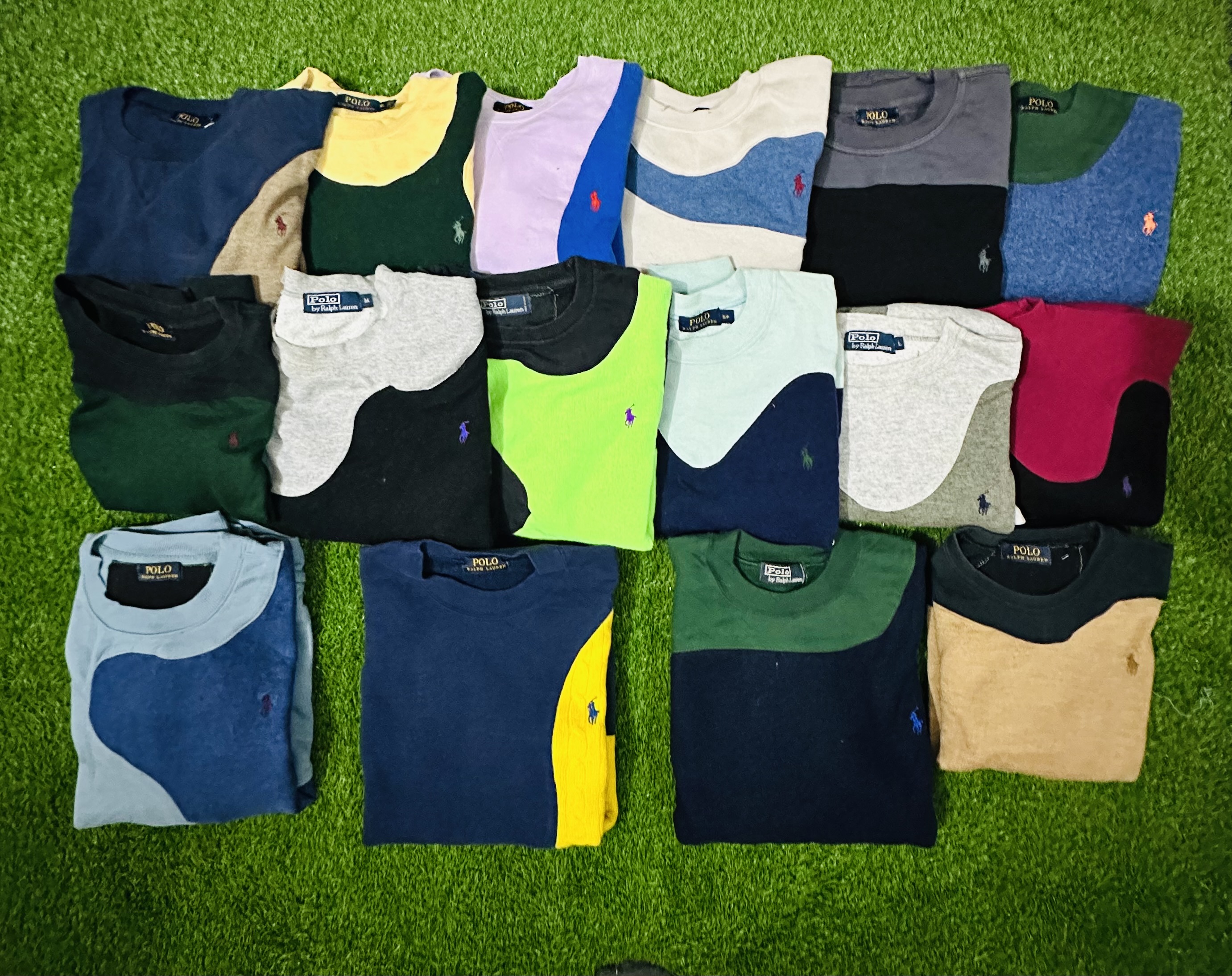Polo Upcycle スウェットシャツ 16 ピース