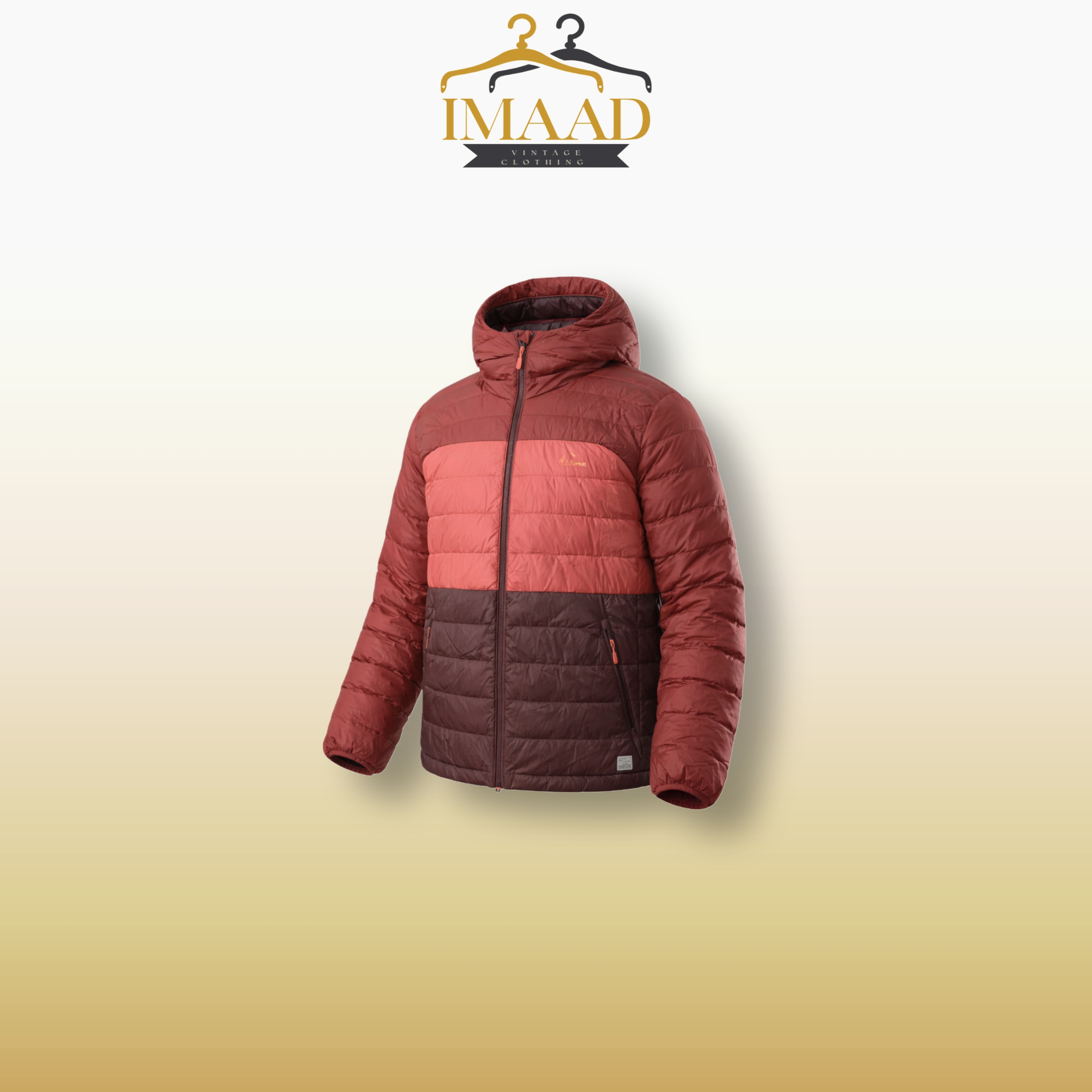 Branded puffer jacket