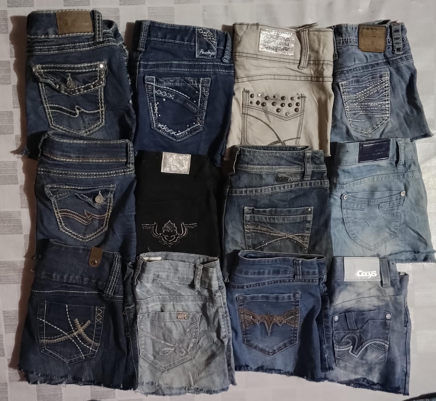 ALMOST FAMOUS  AND OTHER MIX BRANDS MINI SKIRTS (I..