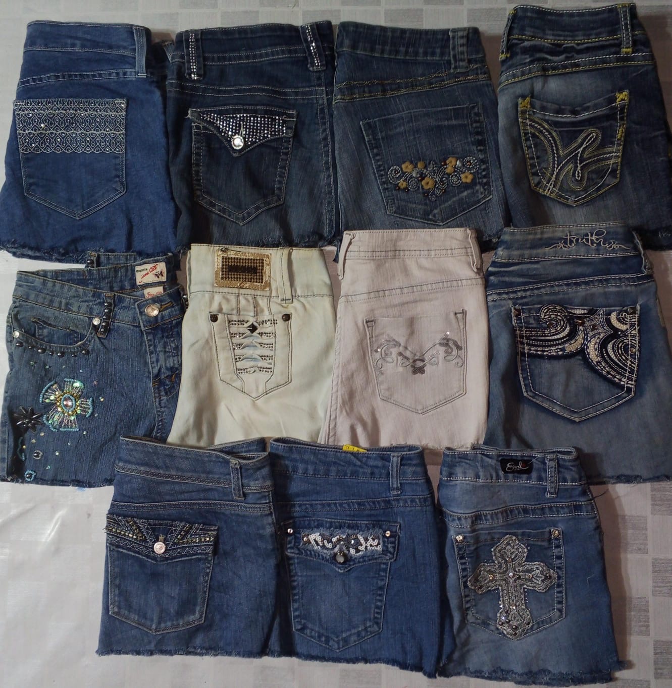 CATO AND OTHER MIX BRANDS MINI SKIRTS  (ID 1100)