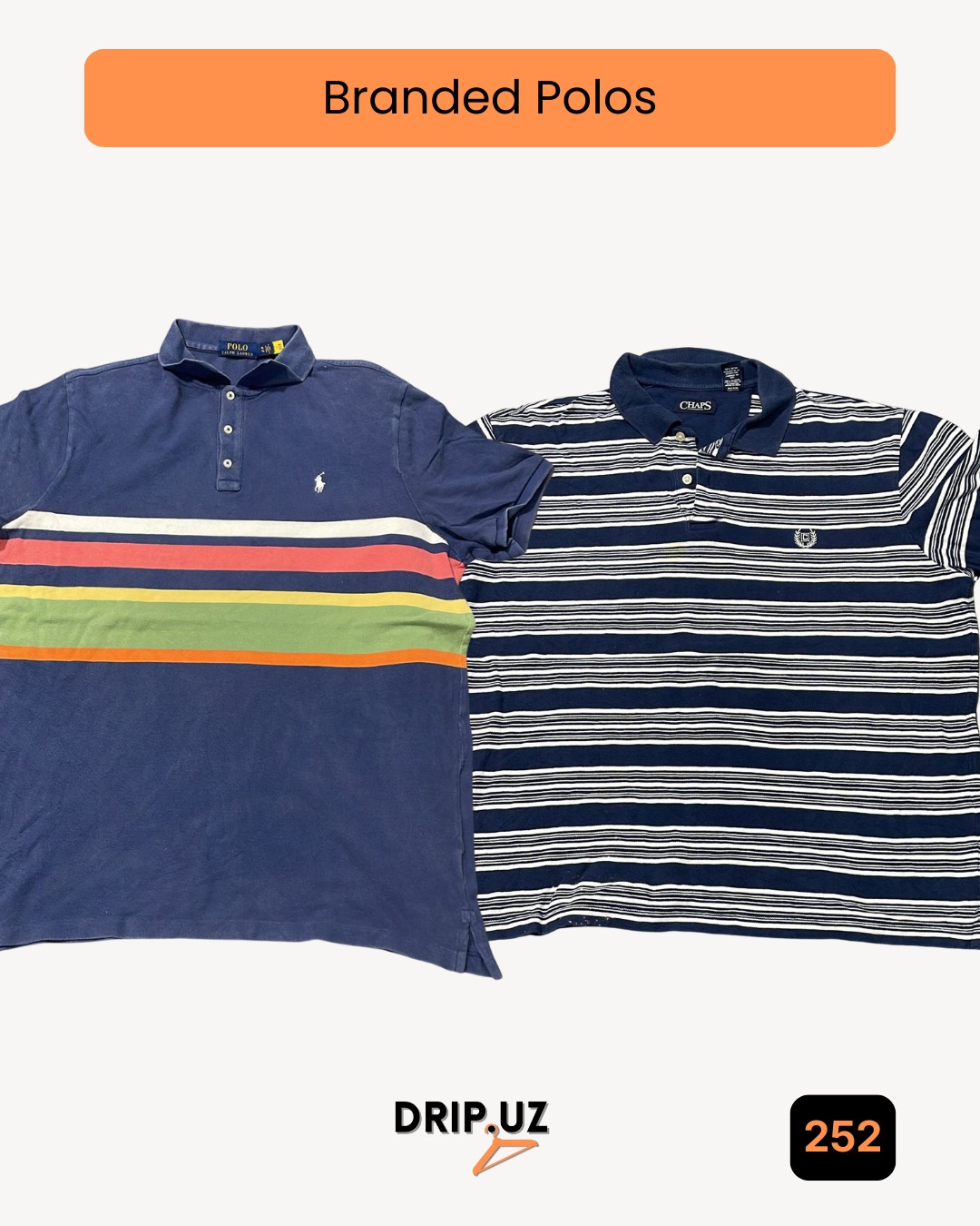 Branded Polos -Ralph Lauren, Chaps & more