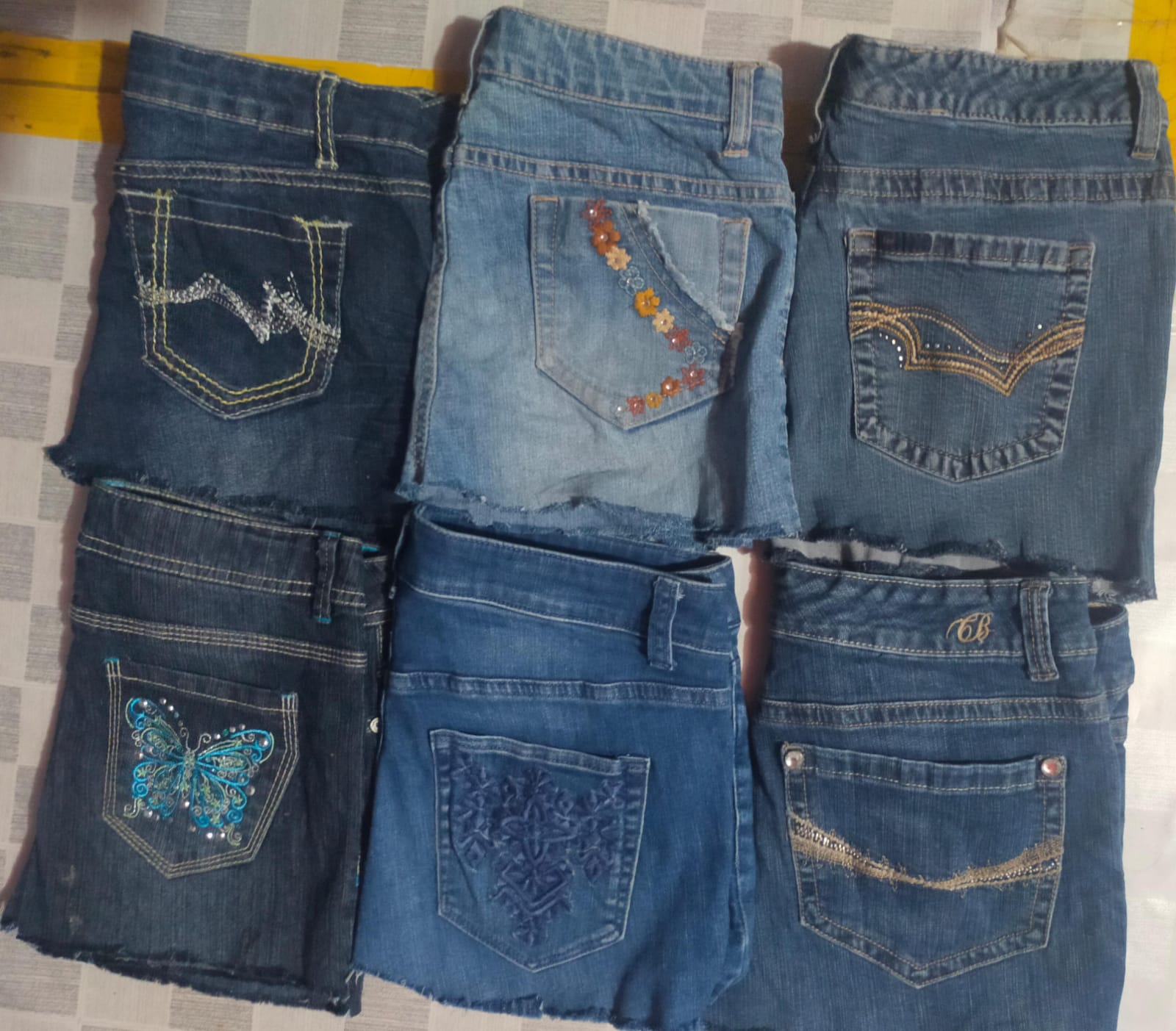 LEE, CONTRAST AND OTHER MIX BRANDS MINI SKIRTS (ID..