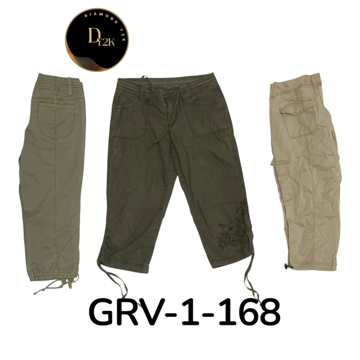 Y2K Cargo Capri Pants – Retro Utility Streetwear (..
