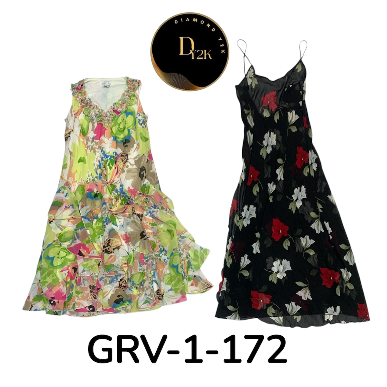 Women’s Y2K Mix Flora Poly Dress – Timeless 2000s ..