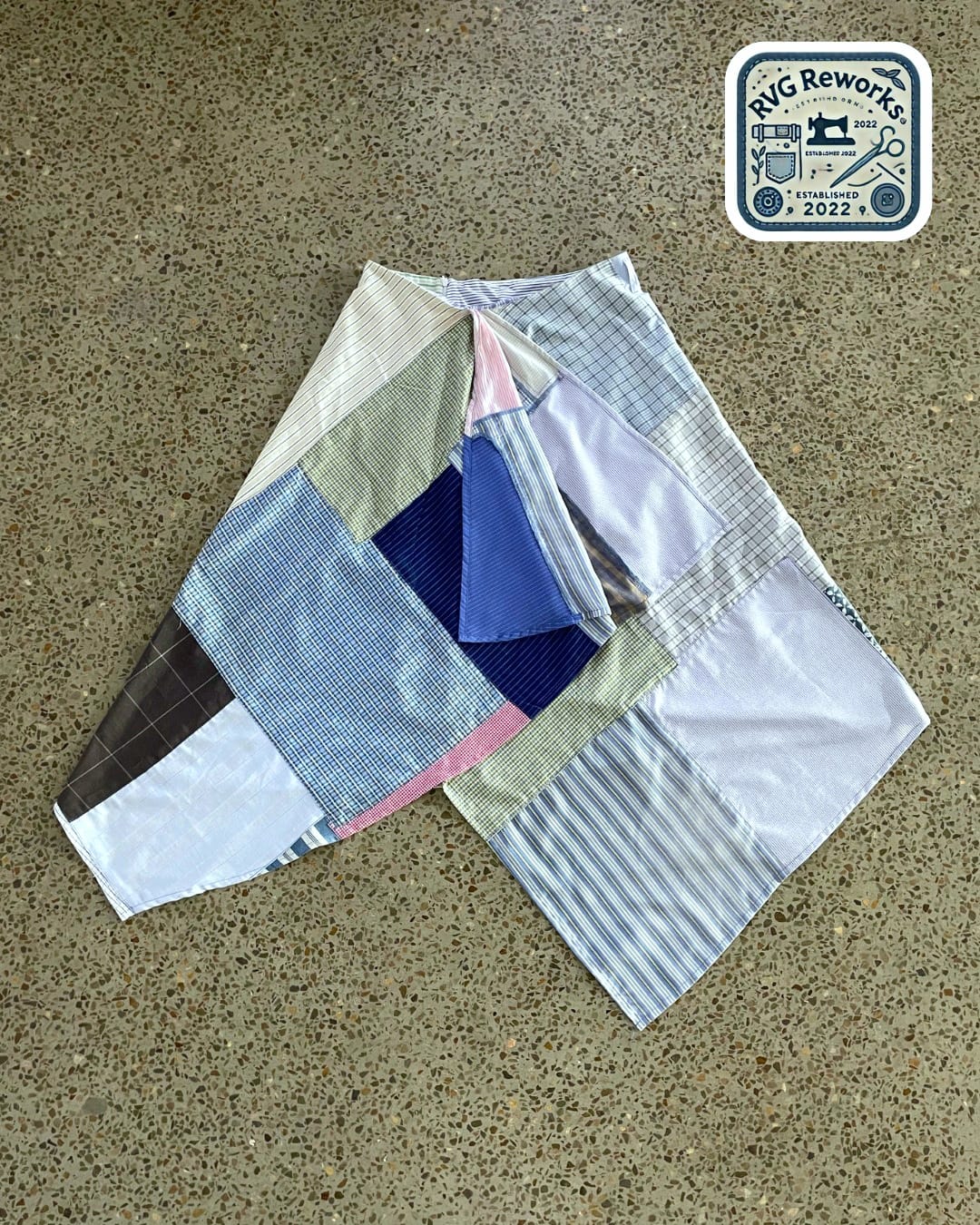 Upcycled Patchwork Handkerchief Skirt