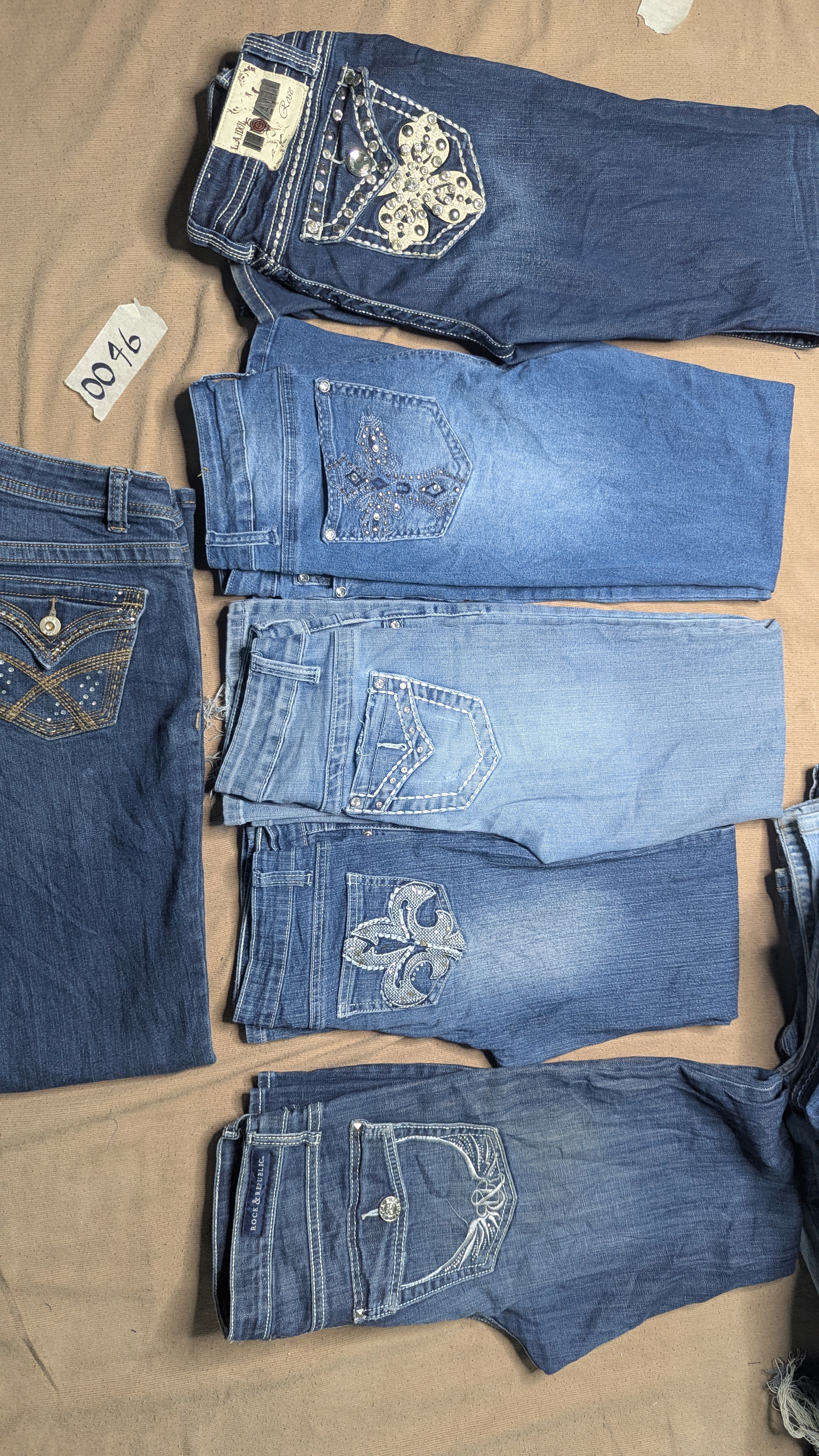 Jeans flare Y2K da donna