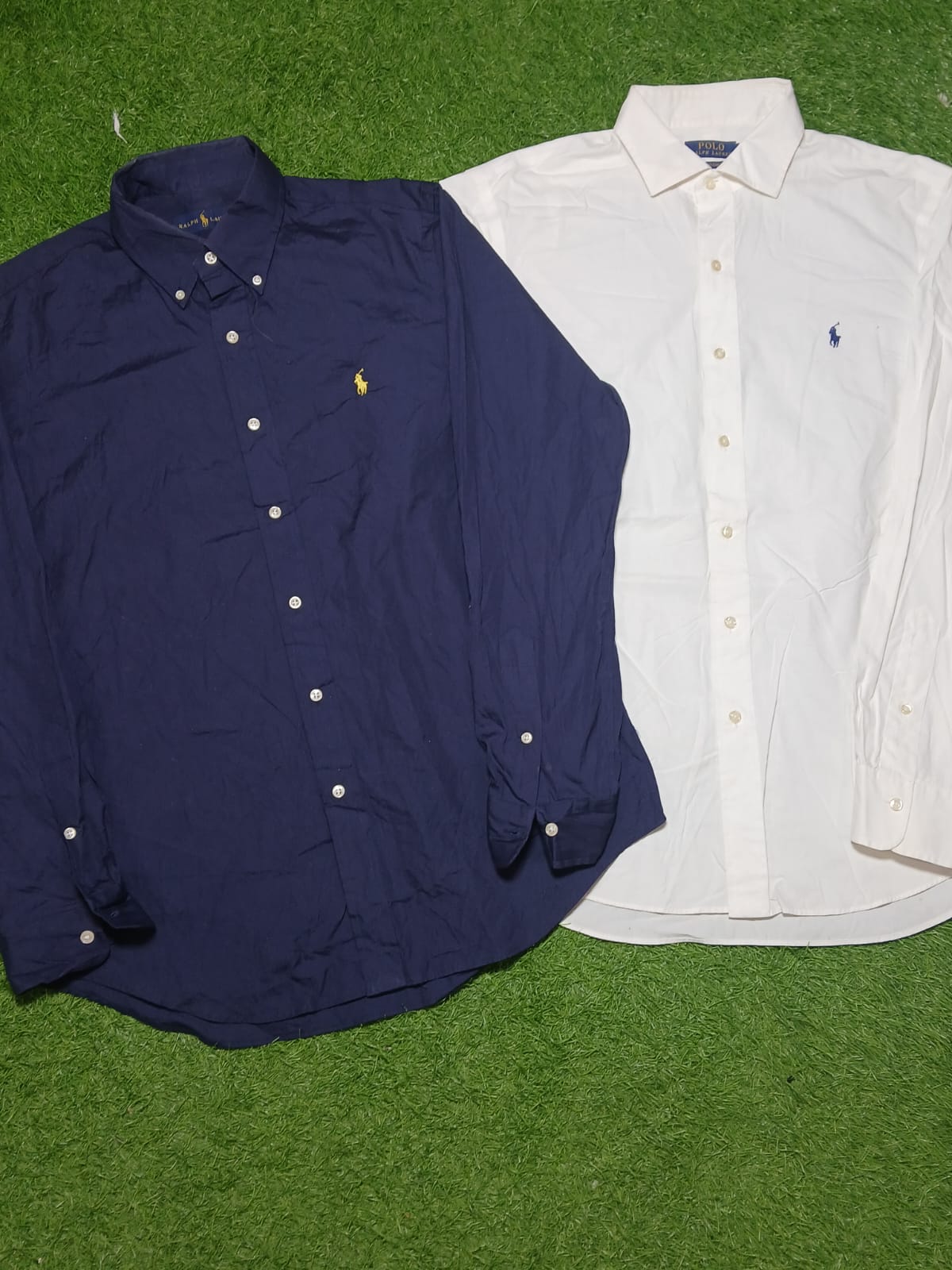 Ralph Lauren cotton button up shirts