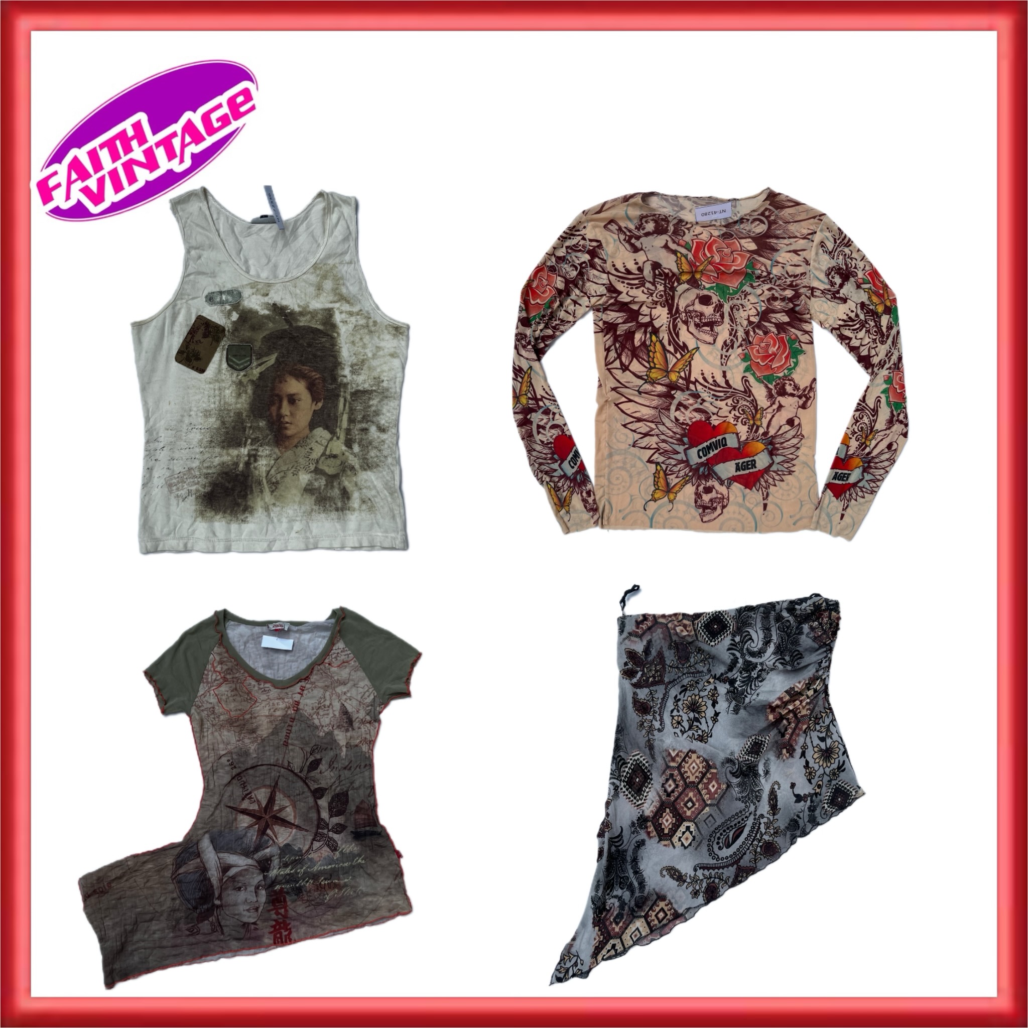 Ensemble Haut et Jupe Girly Rage (FV-496)