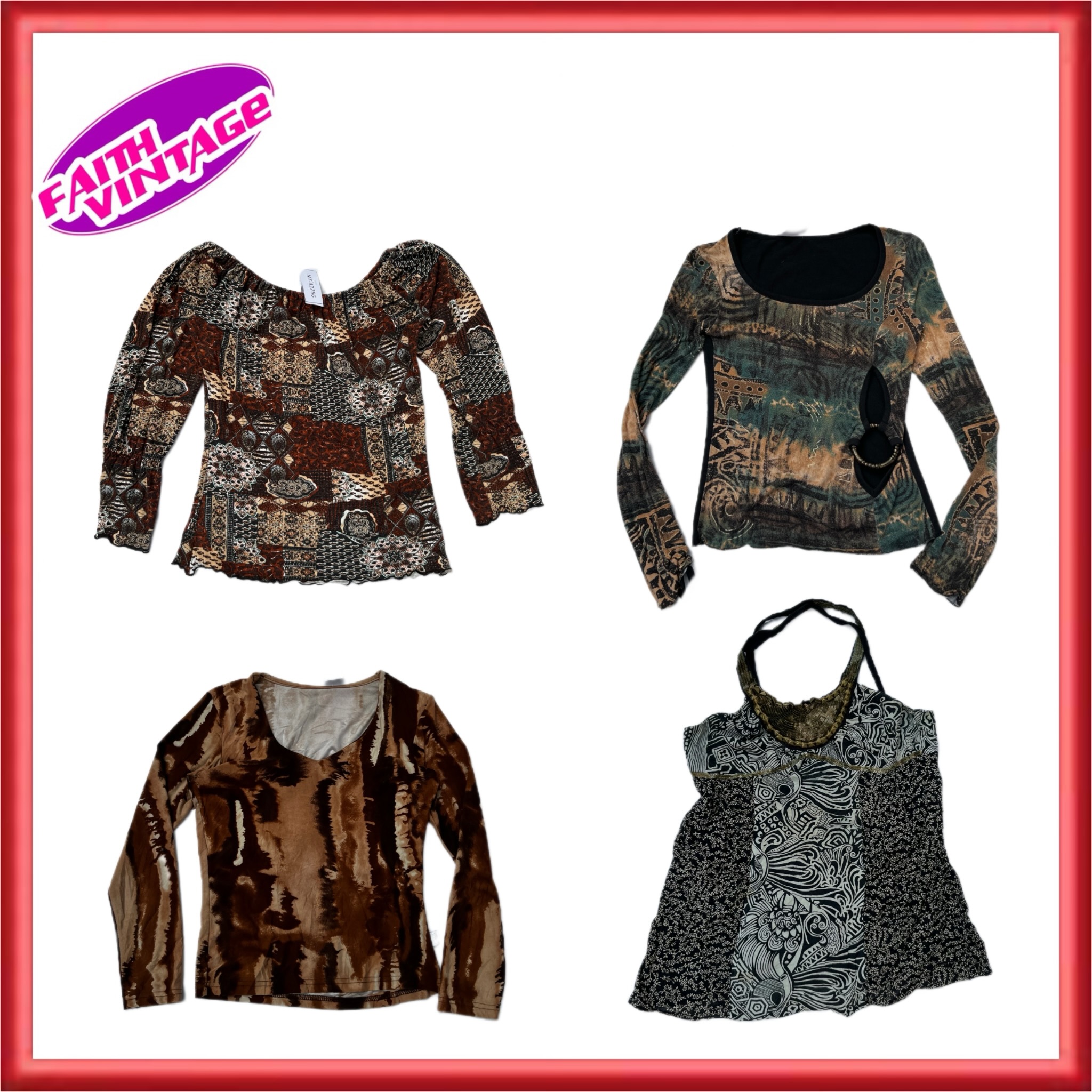 Overly Texture Set of a Top,Dress, Pant (FV-502)