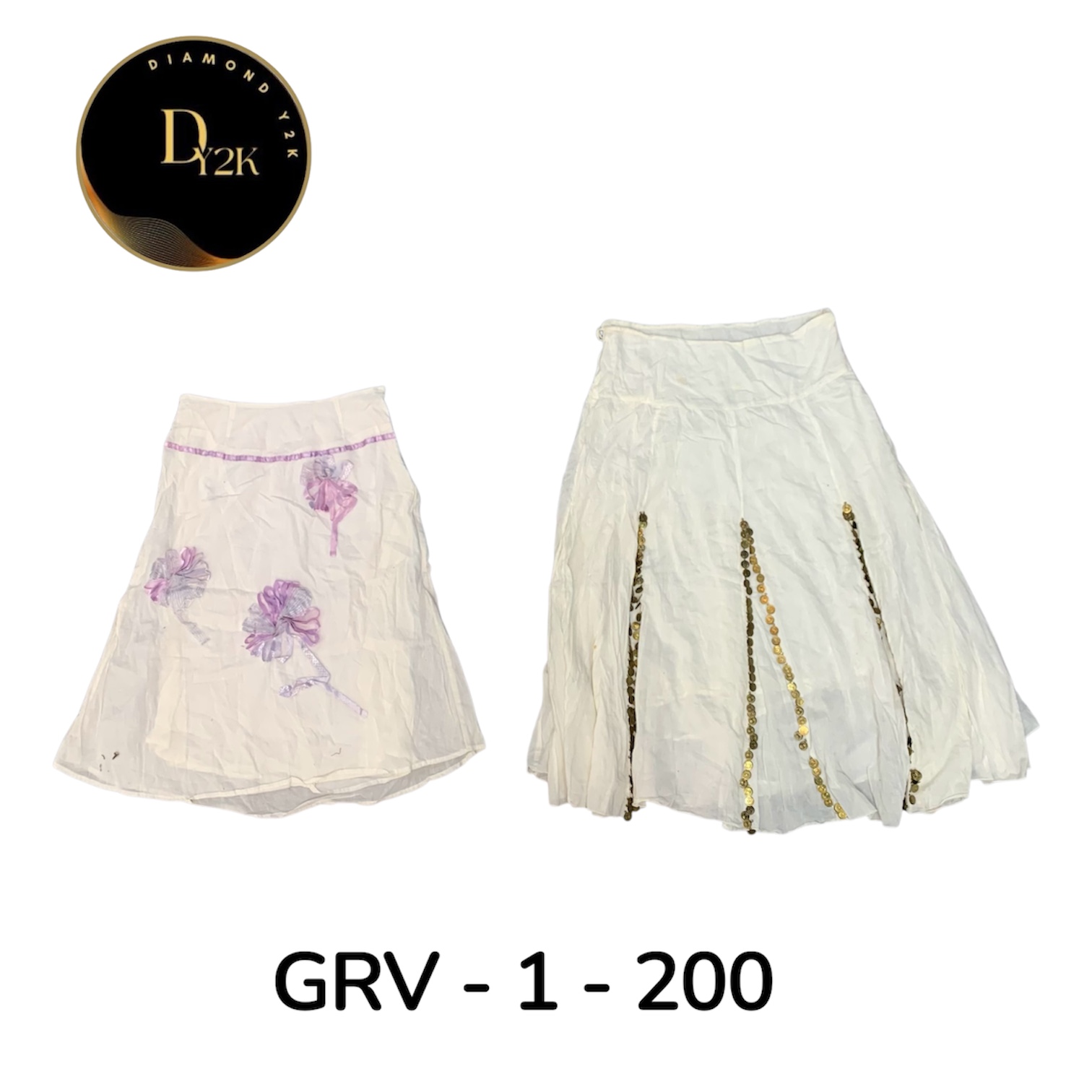 White Cotton Skirt – Elegant Summer Wear(GRV-1-200..