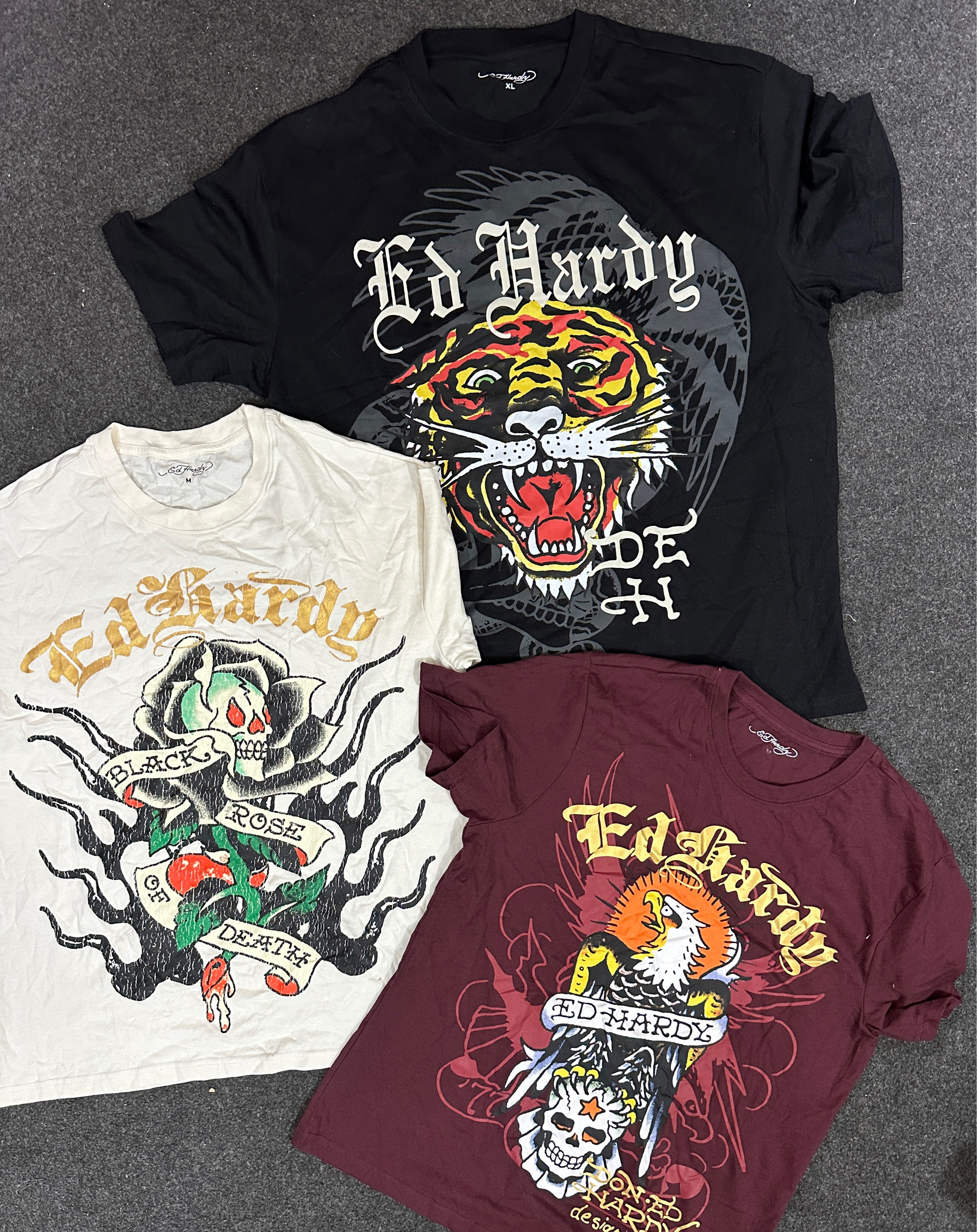 ED Hardy Men Gothic Printed T-Shirts