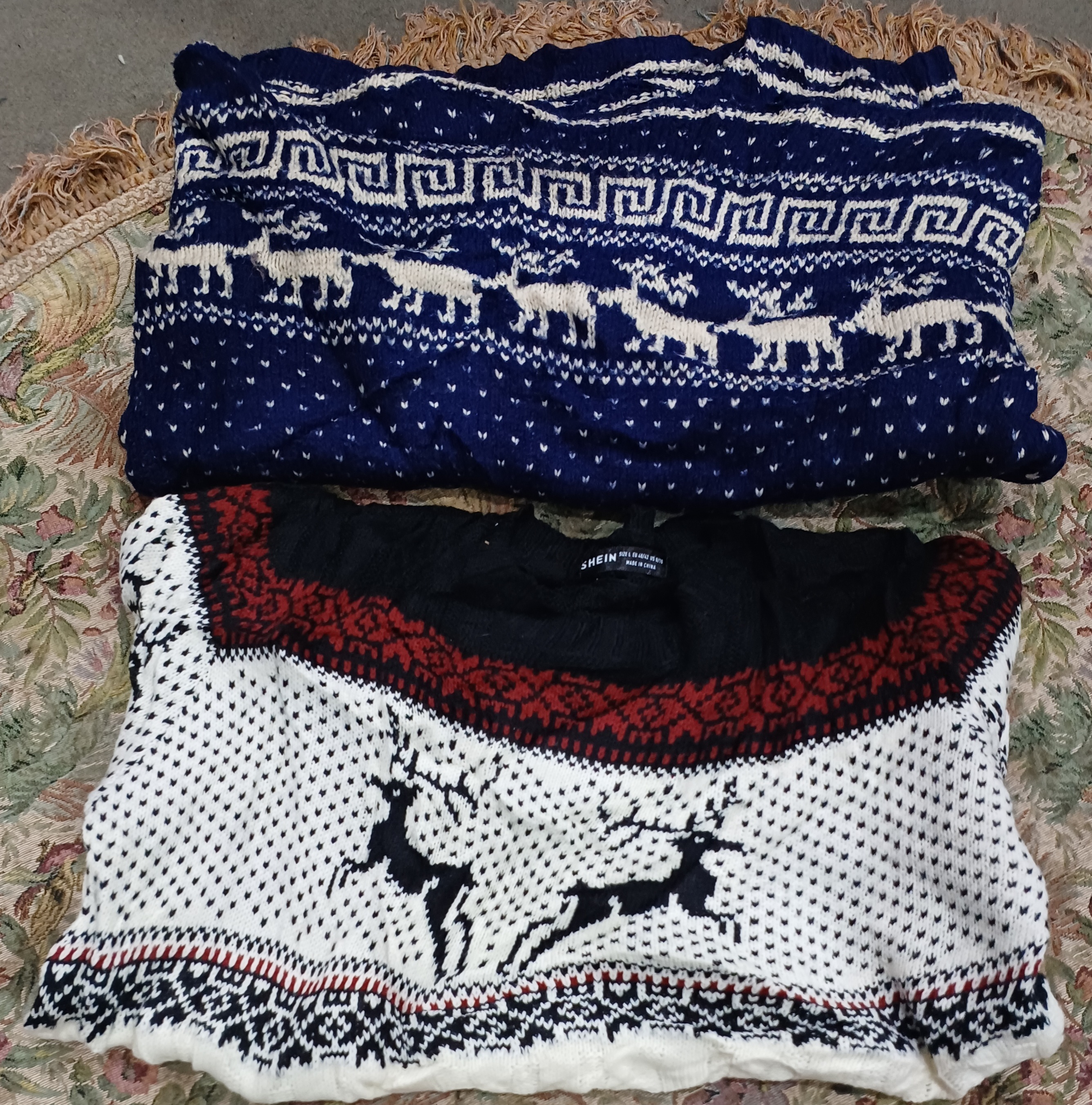 Animal printed sweater