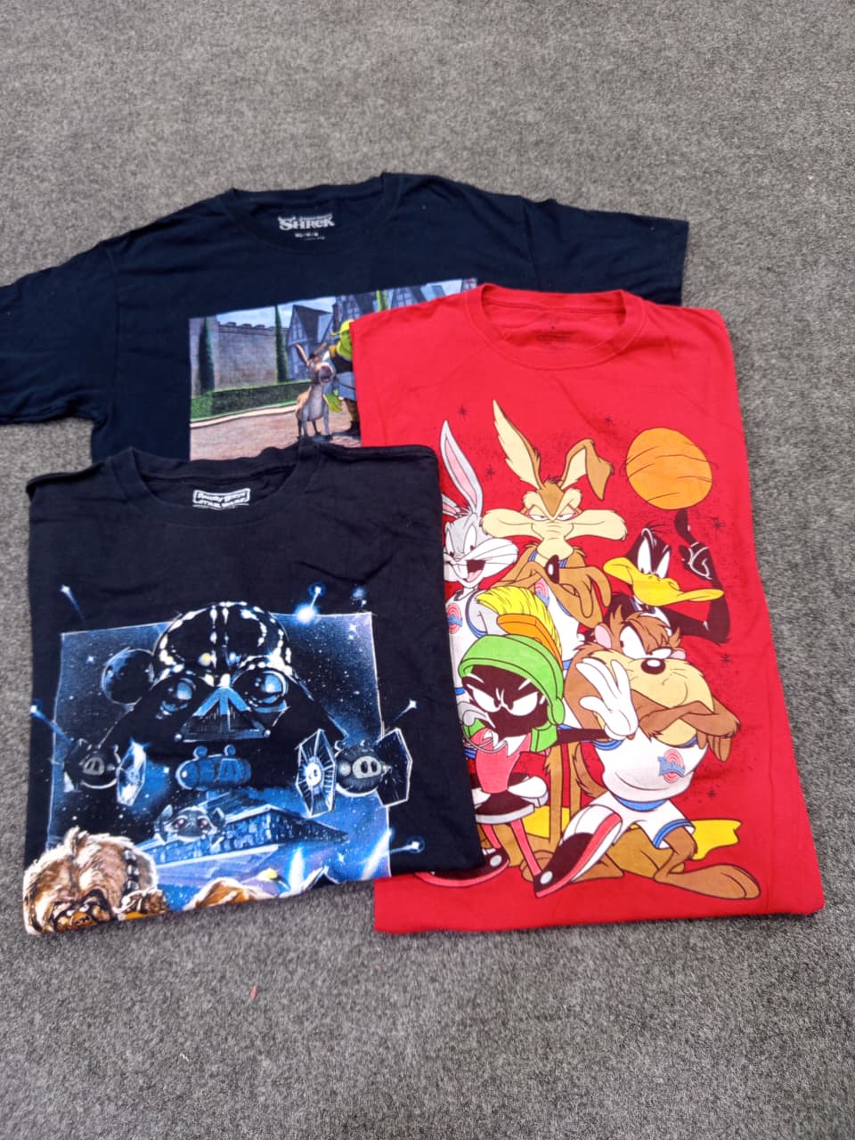 CRZ1697 Camisetas con estampado de dibujos animado..