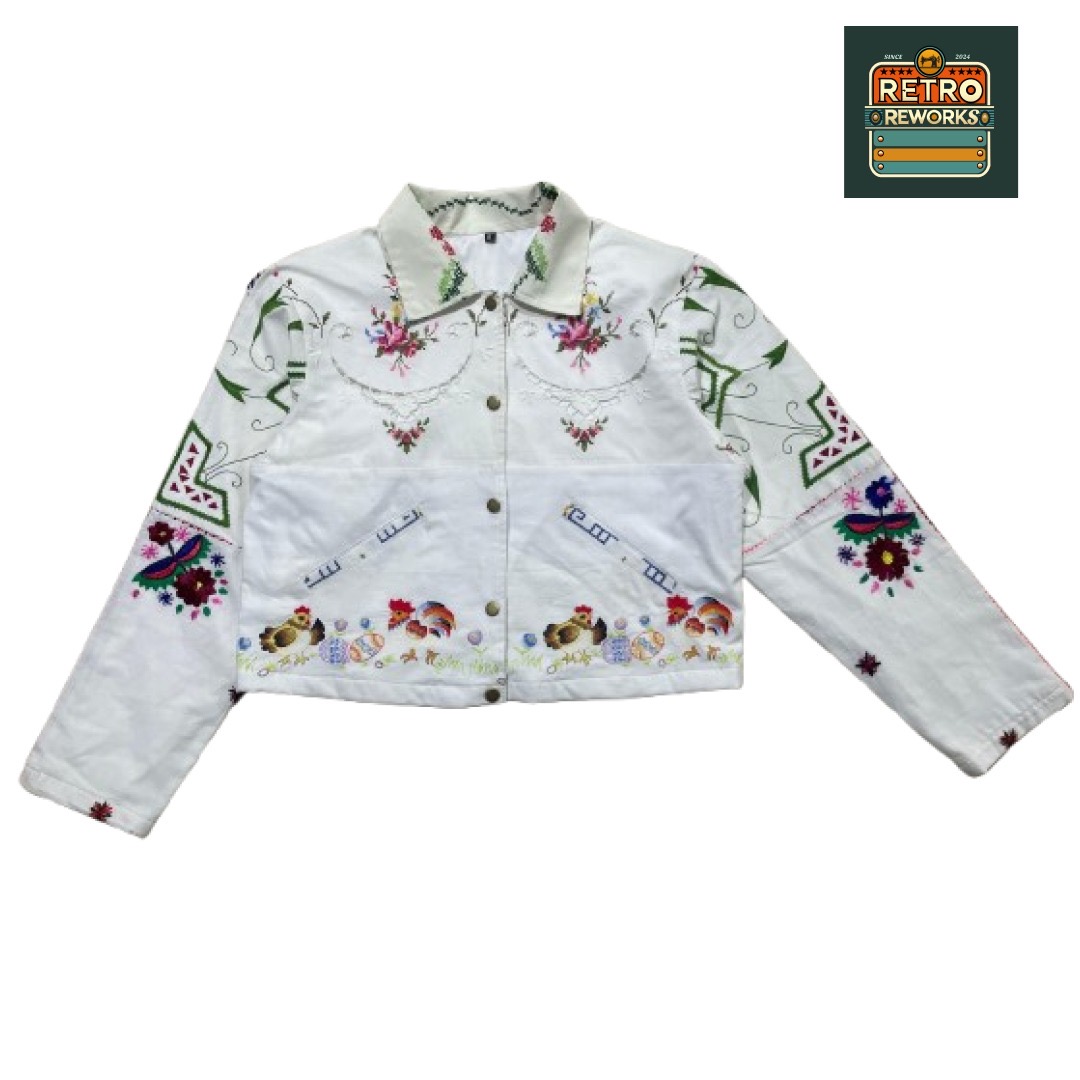 Upcycled Table Linen Jacket