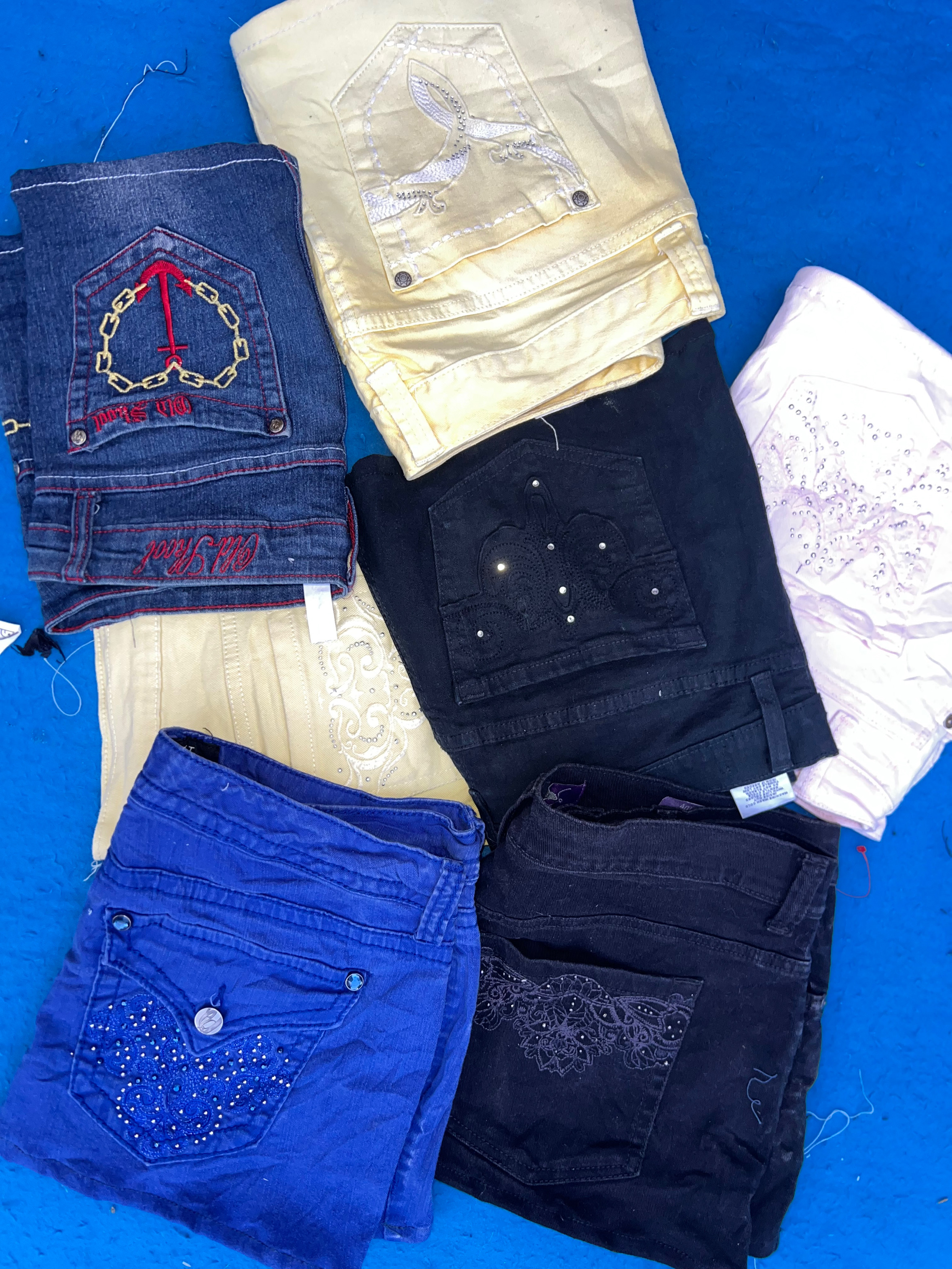 Y2K Denim Mini Skirts/ 071