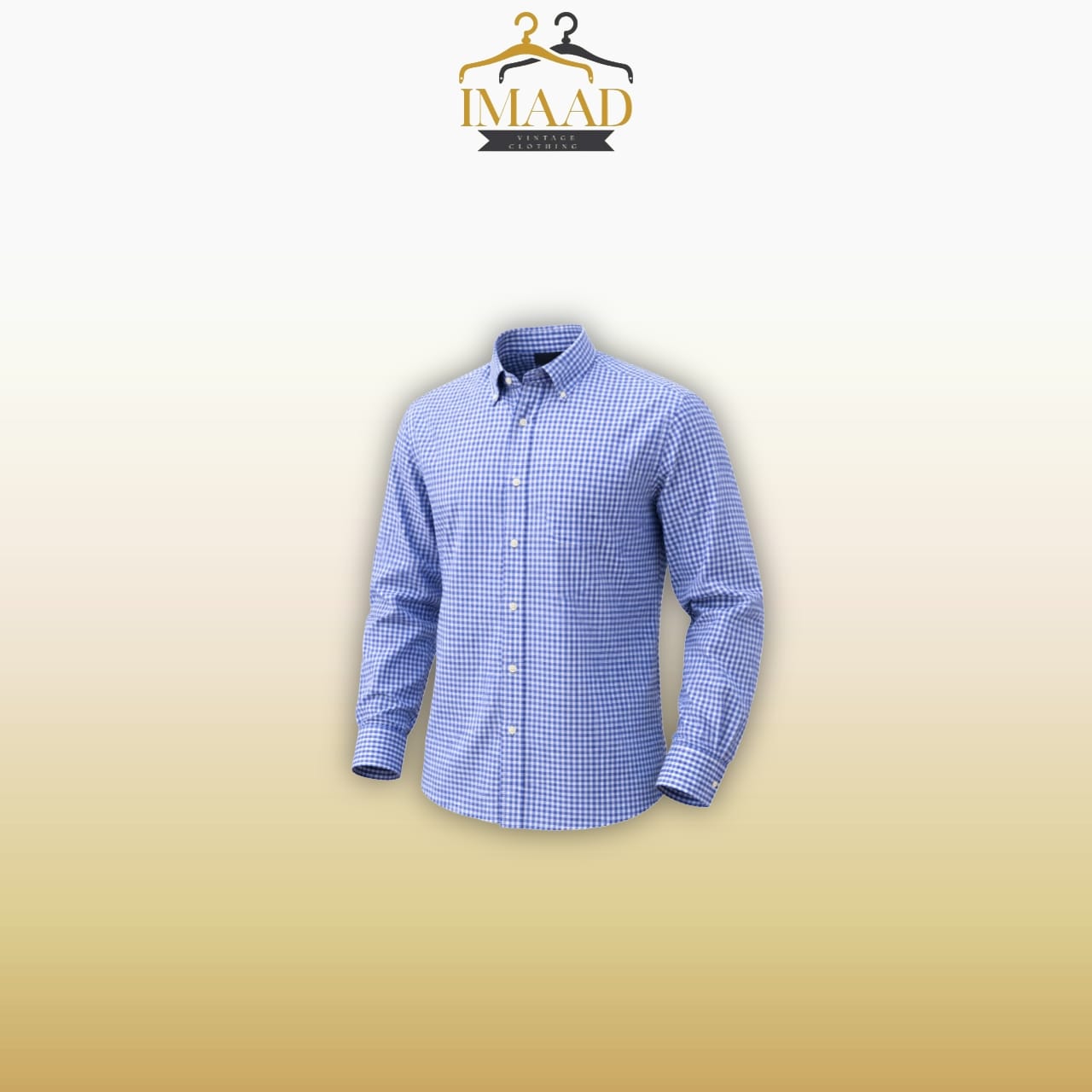 Branded button-up shirt