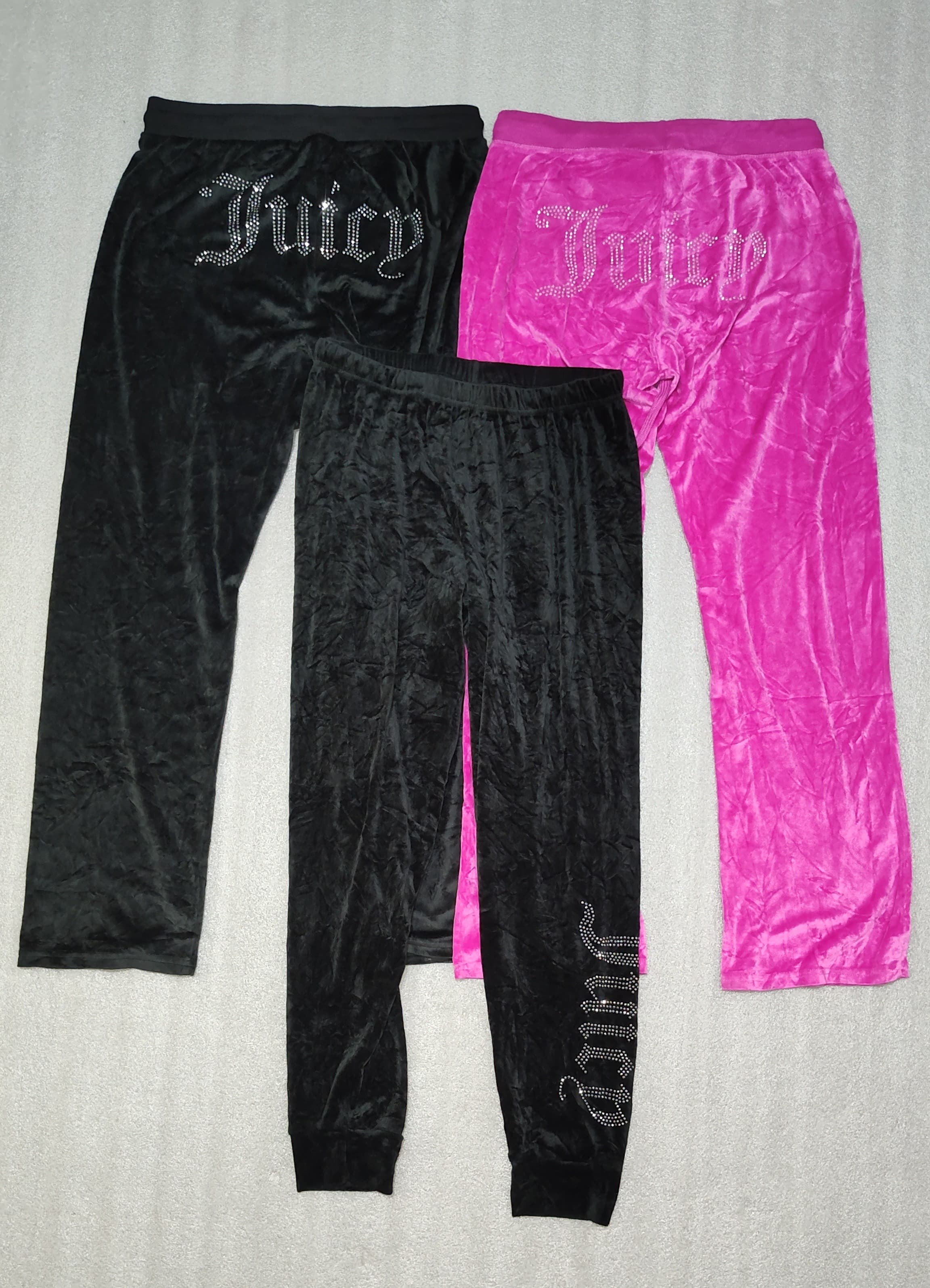 Juicy Couture and pink Velvet Trousers