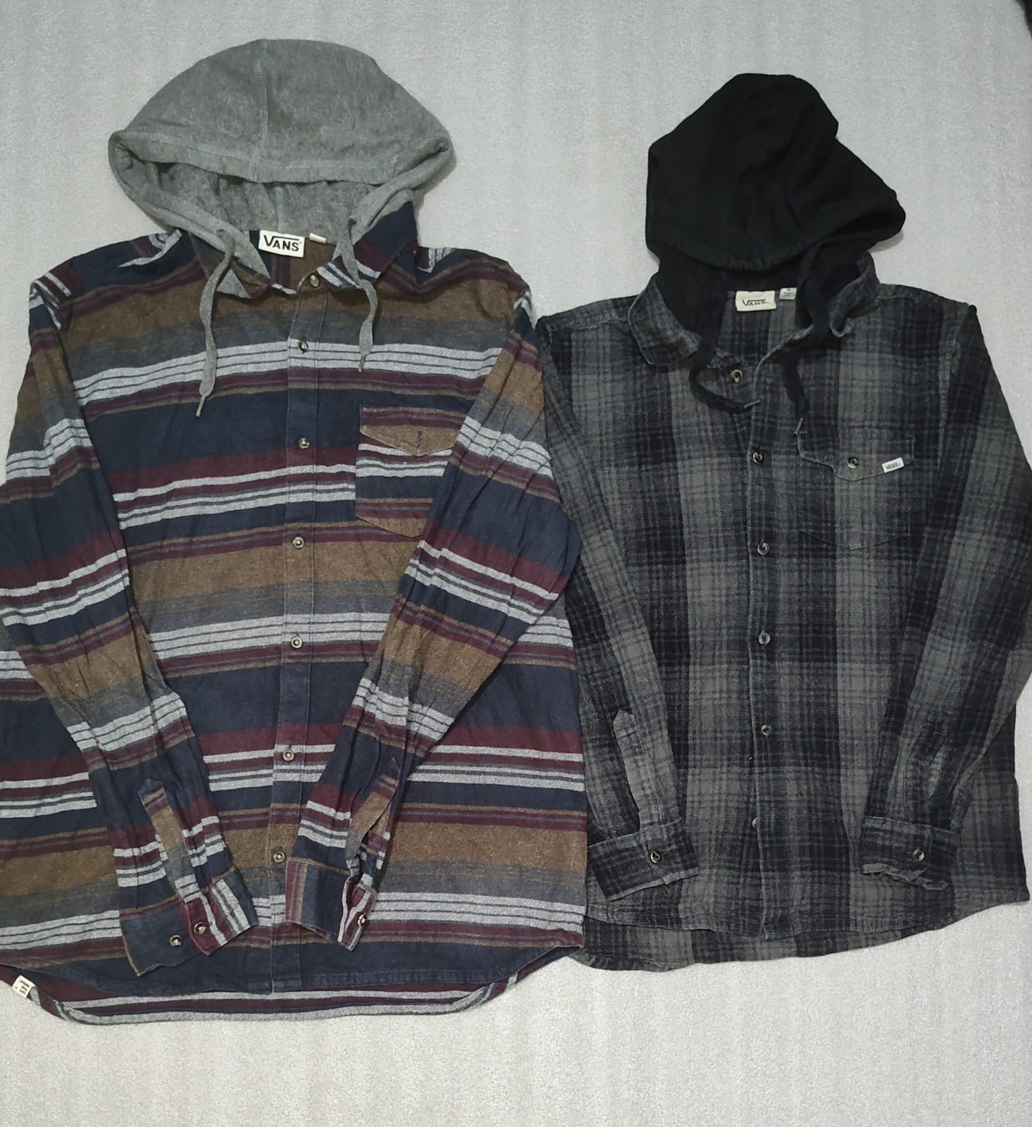 #02 Vans flannel hoodies shirts