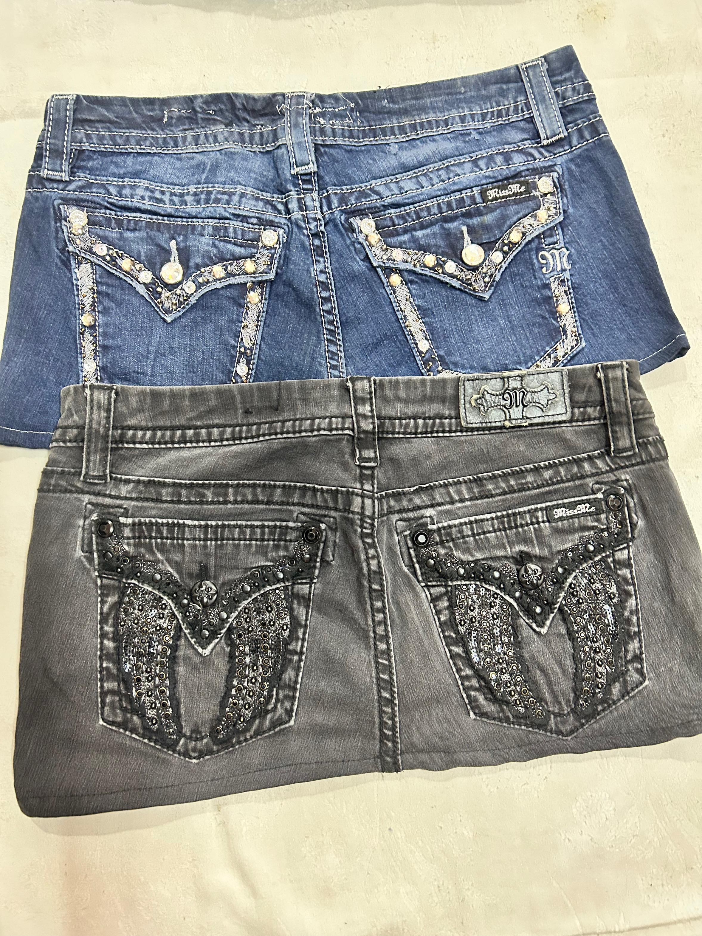 Miss me True religion Rockrevival Mini Skirts