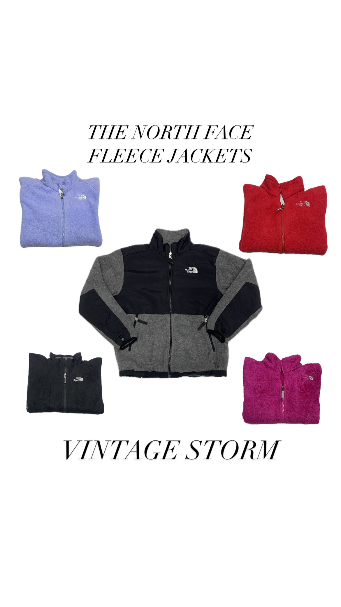 „Premium North Face Fleecejacken“