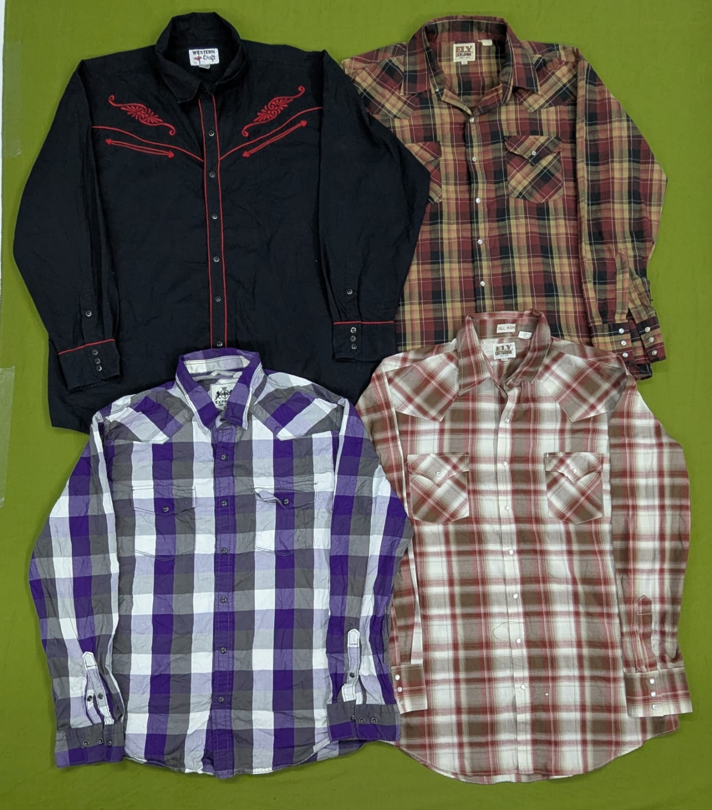 RV2037 Vintage Western Shirts