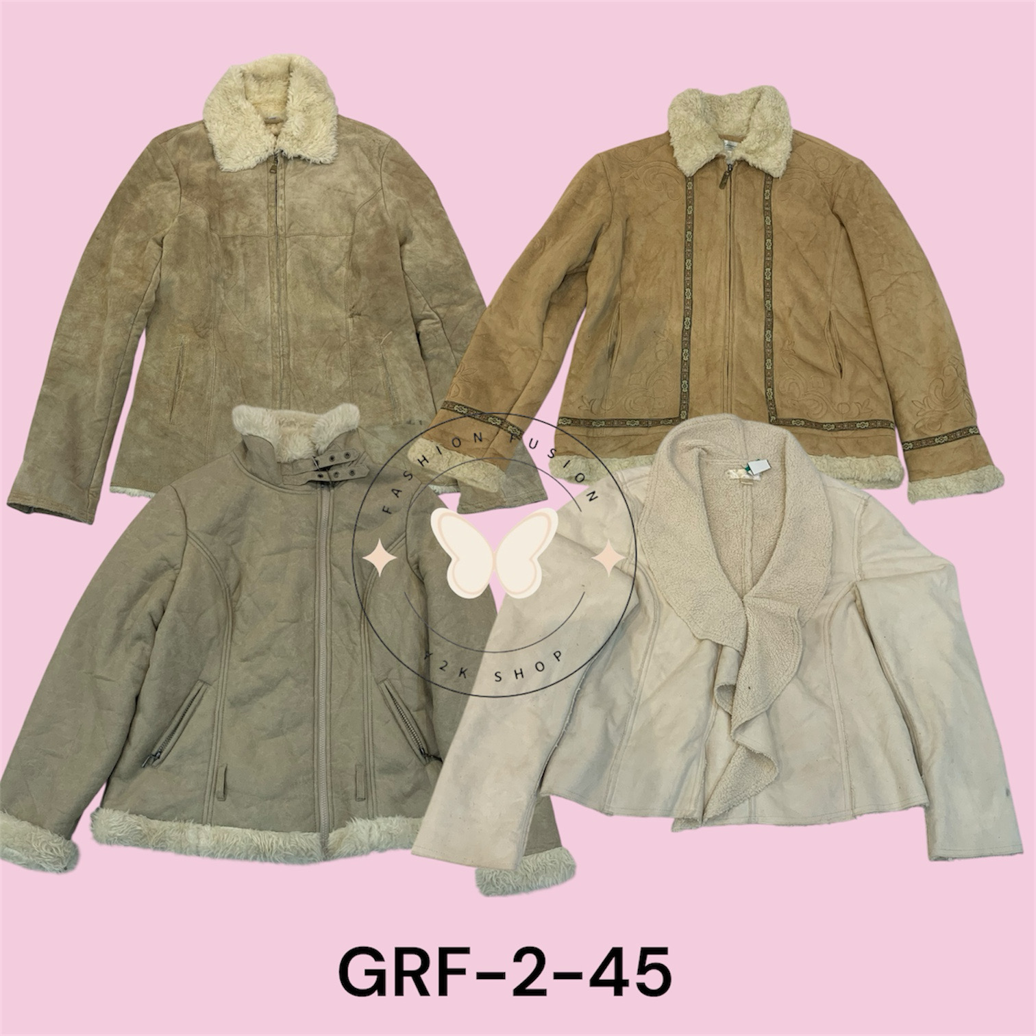 Giacca in pelliccia ispirata al visone premium – O..