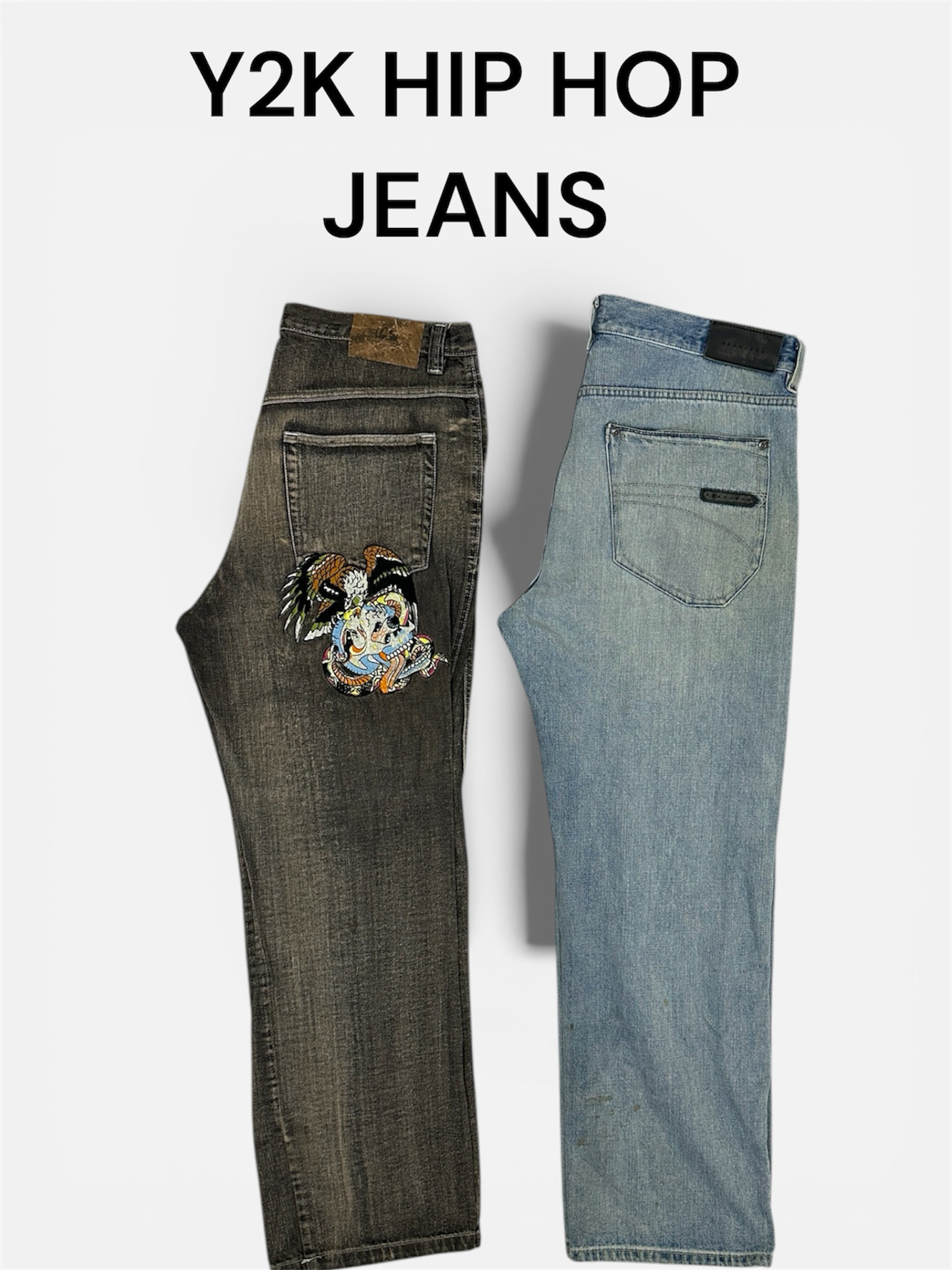 Y2k hip hop jeans