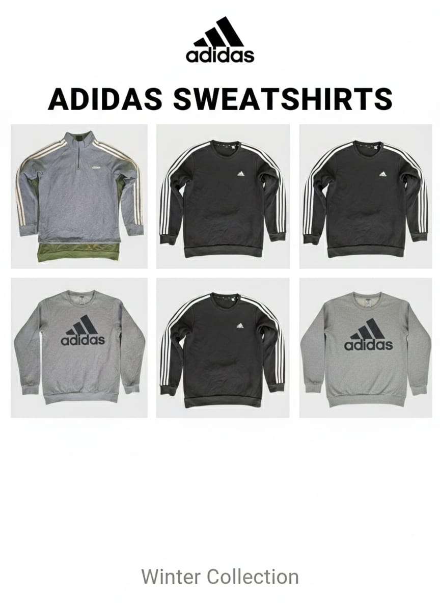 ADIDAS SWEATSHIRTS ヴィンテージ Y2K モダーン ミックス