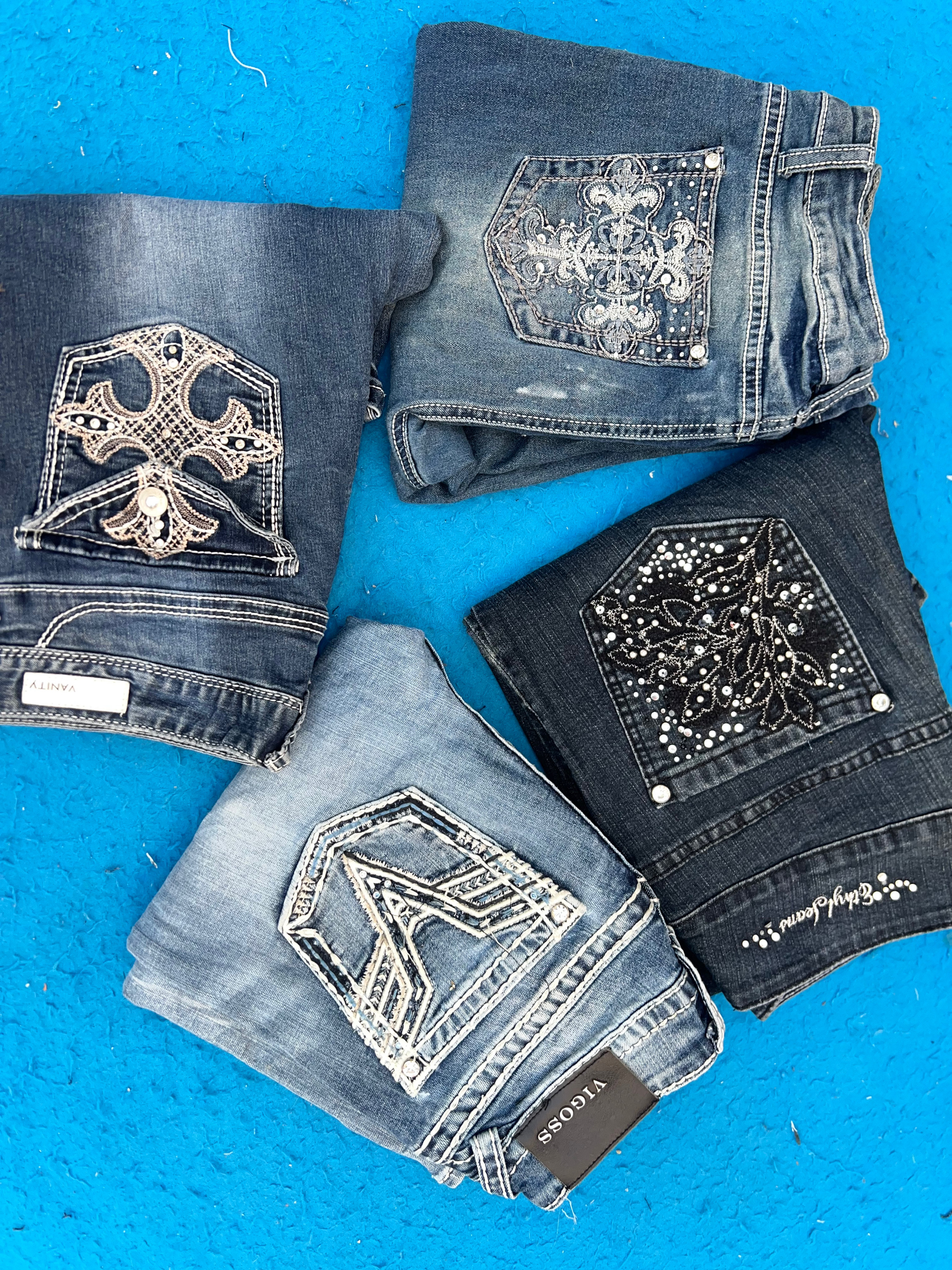 Vigoss and other brands y2k jeans /074