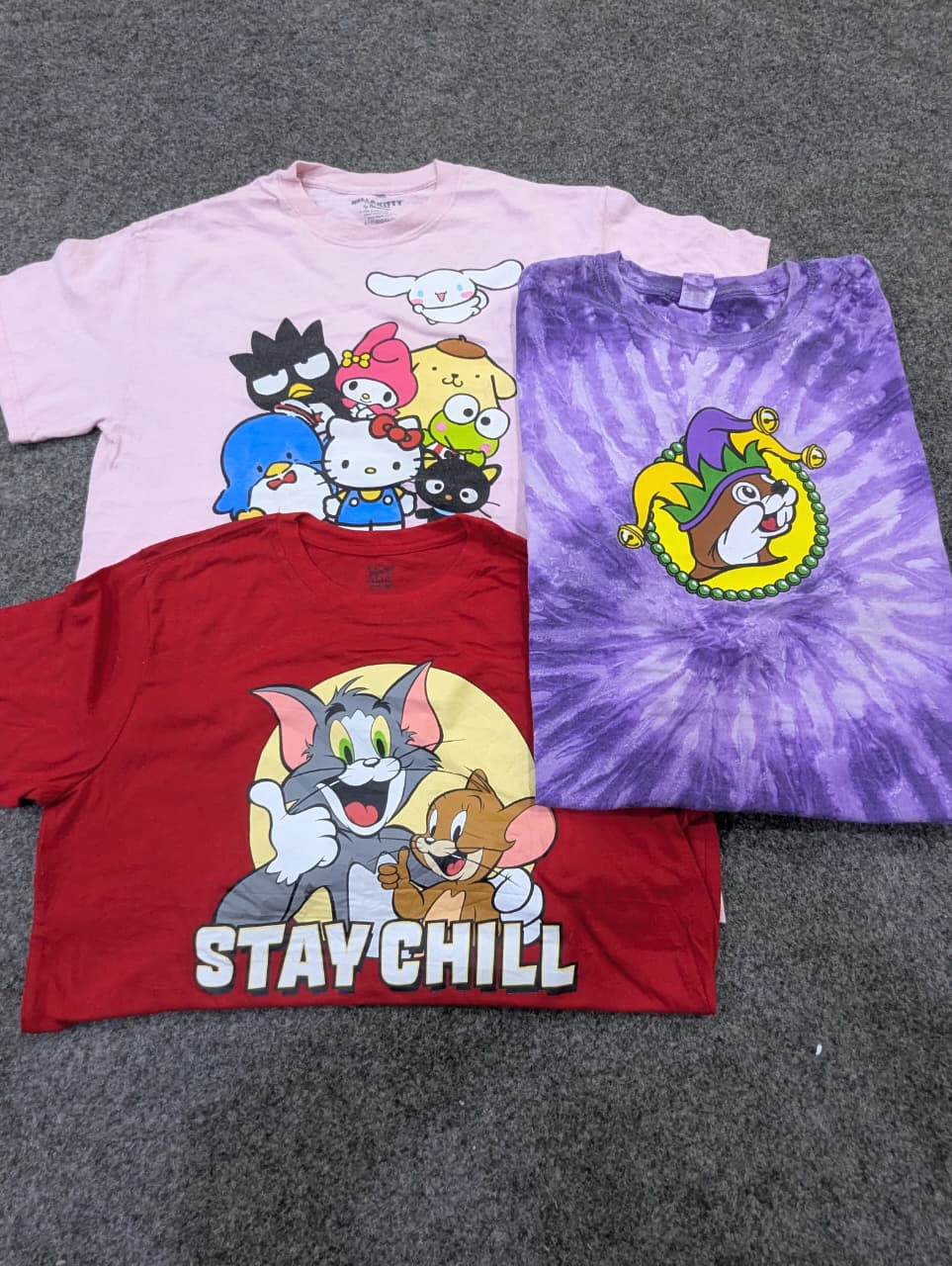 「ZV1762 カートゥーンプリントTシャツ」