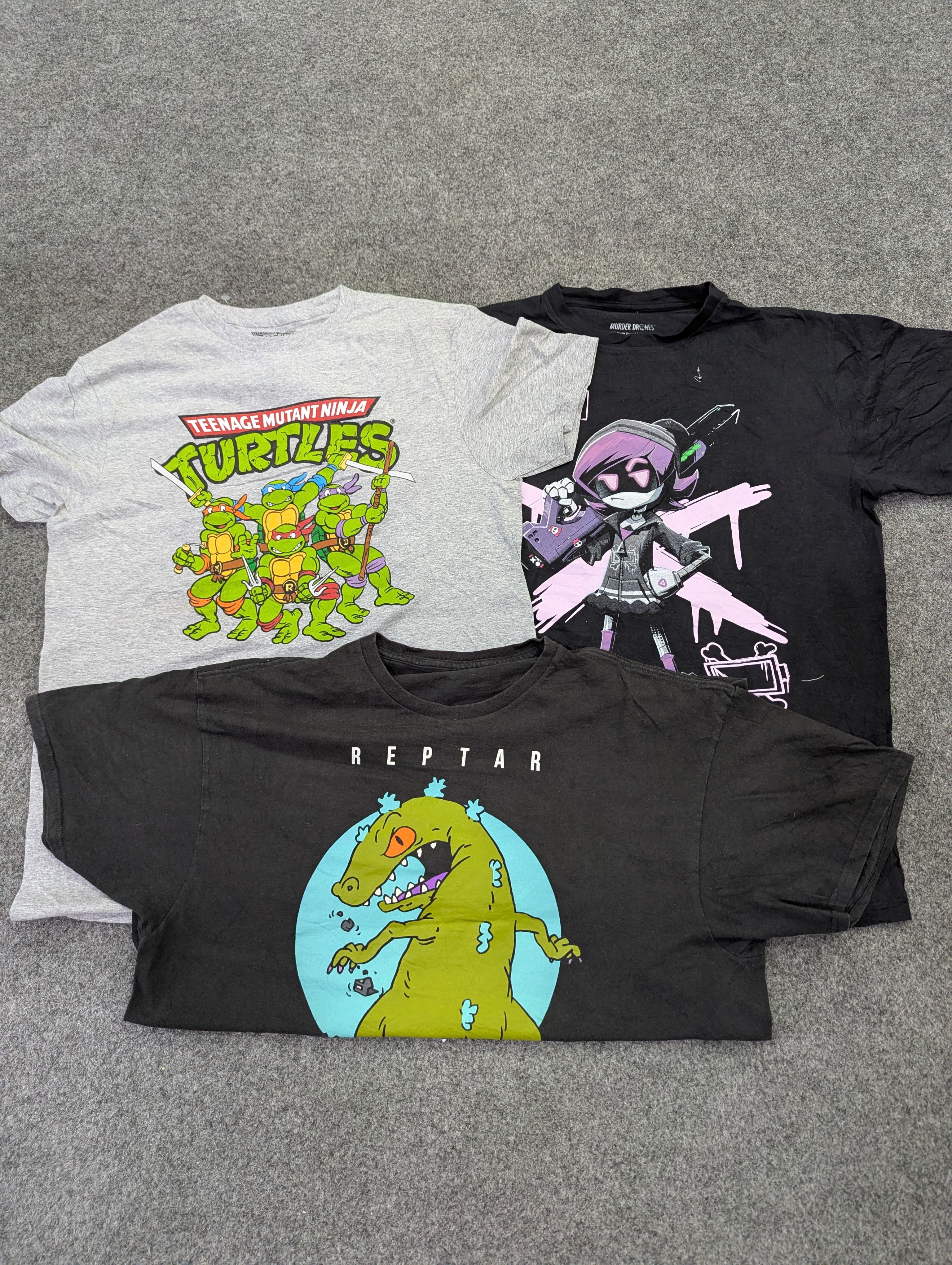 「ZV1765 カートゥーンプリント Tシャツ」