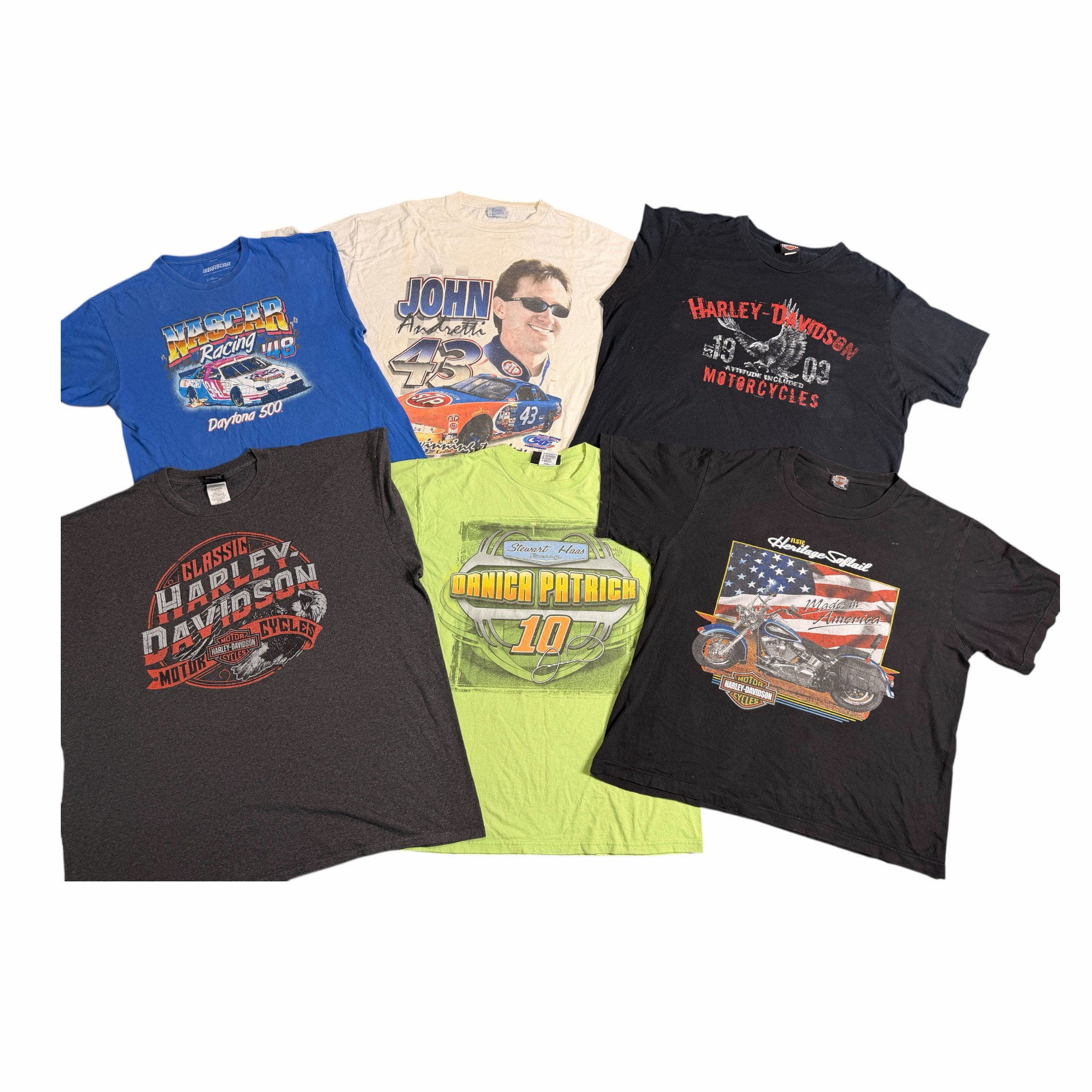 Nascar & Harley Davidson Bedruckte T-Shirts