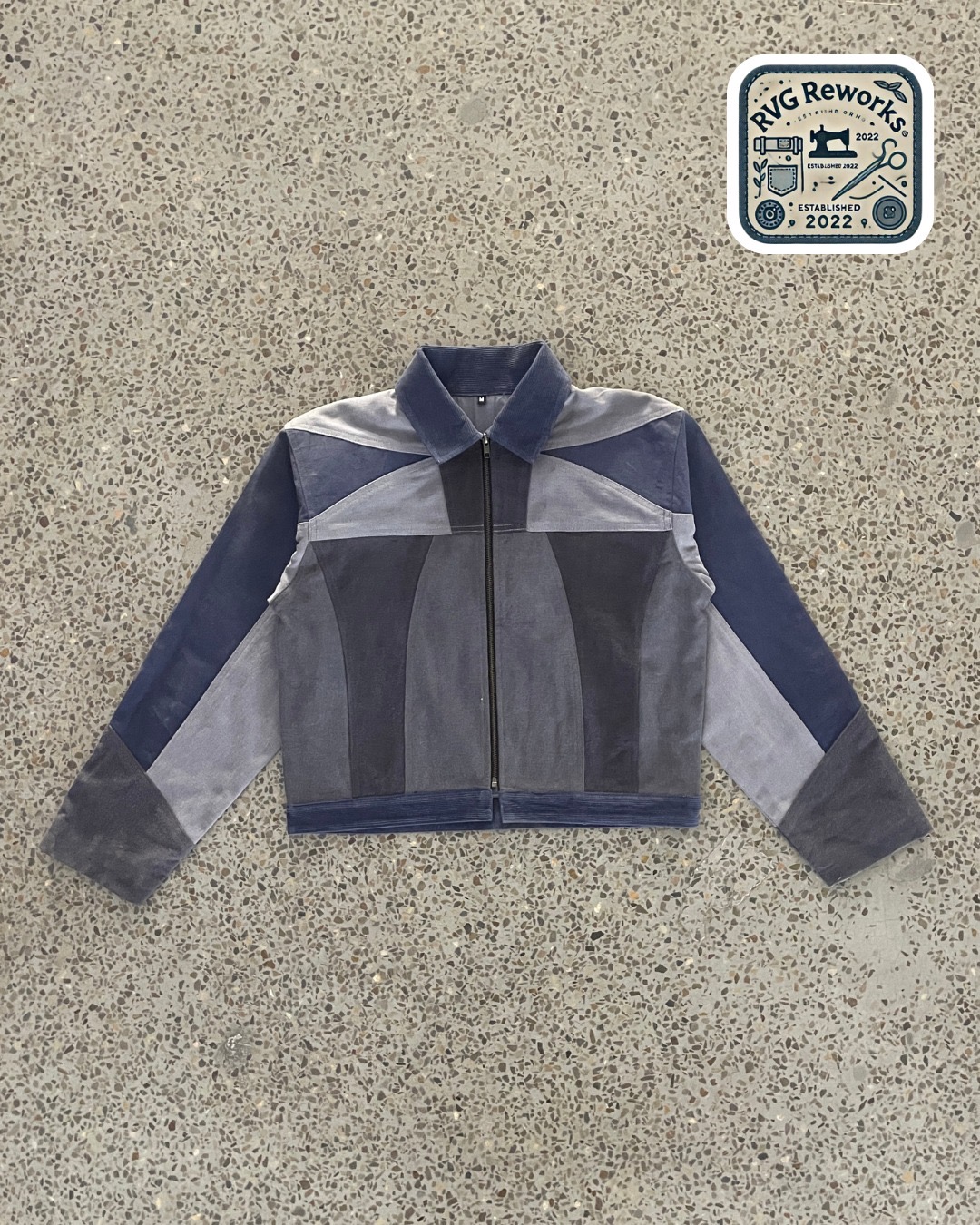 Veste en toile à panneaux recyclés