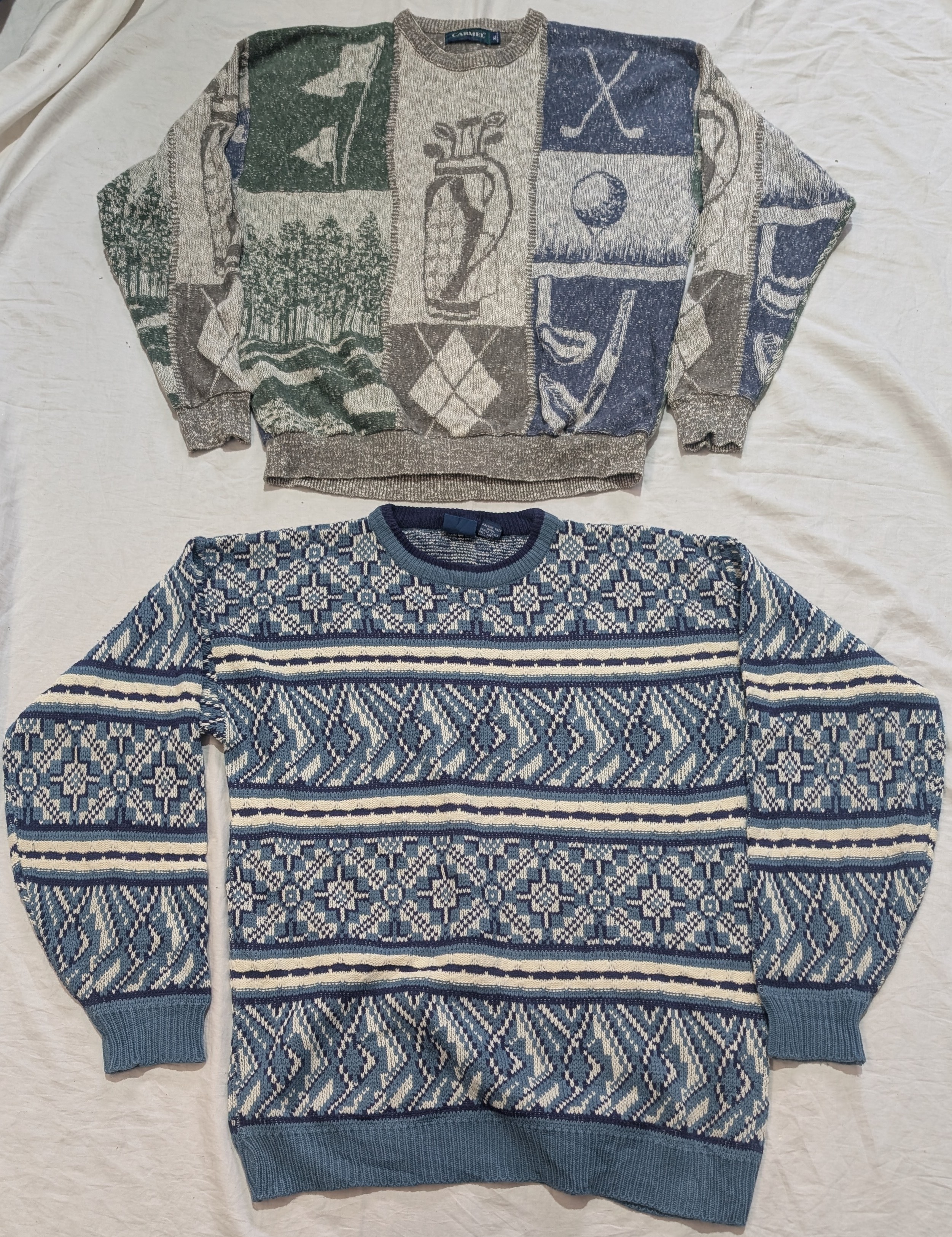 LIGHT COLOR PRINTED KNIT WEAR