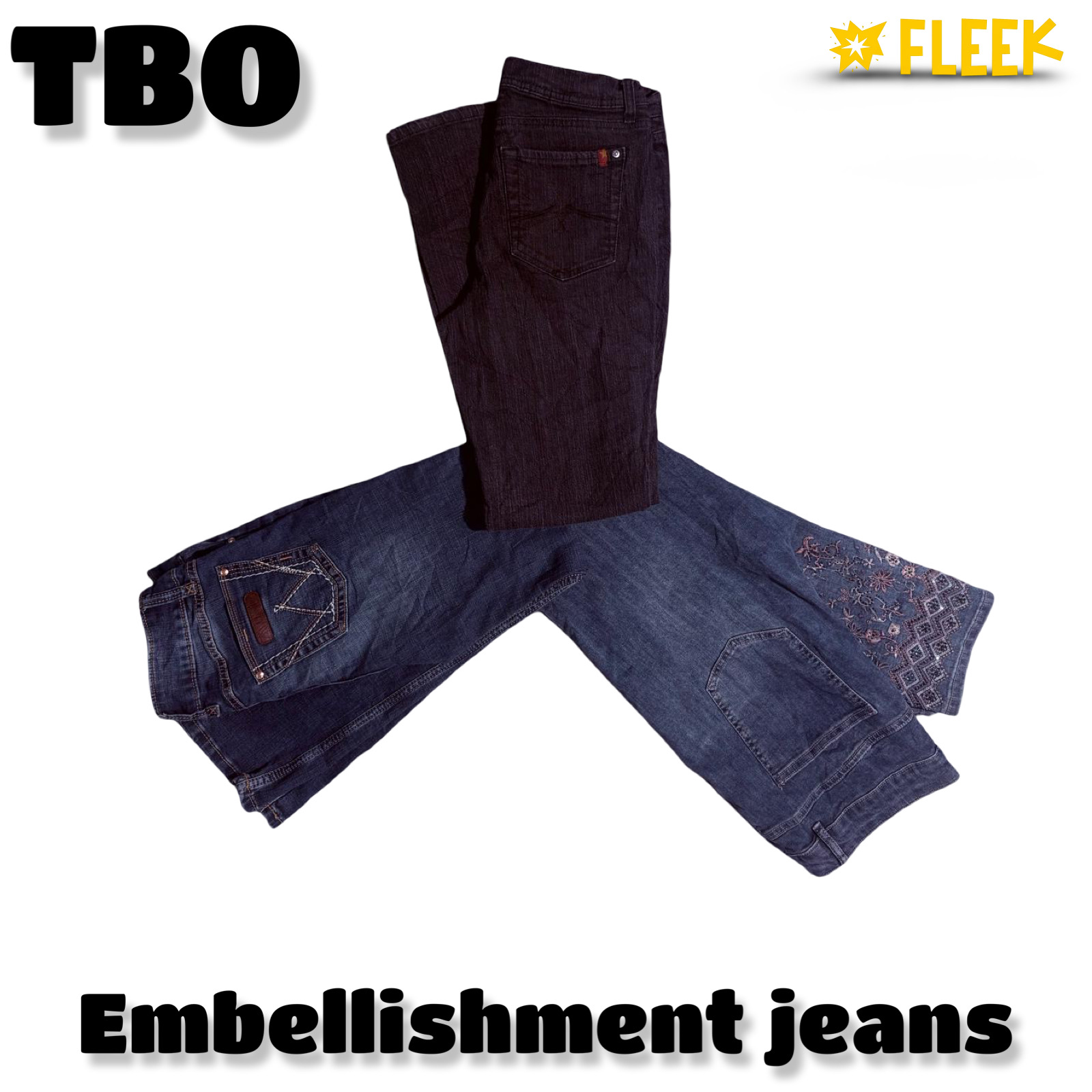 Y2k Embellished jeans