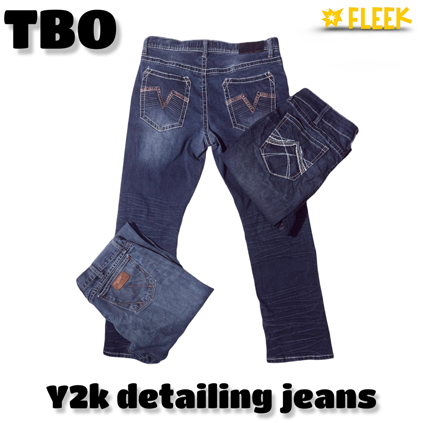 Y2K Detailing Jeans