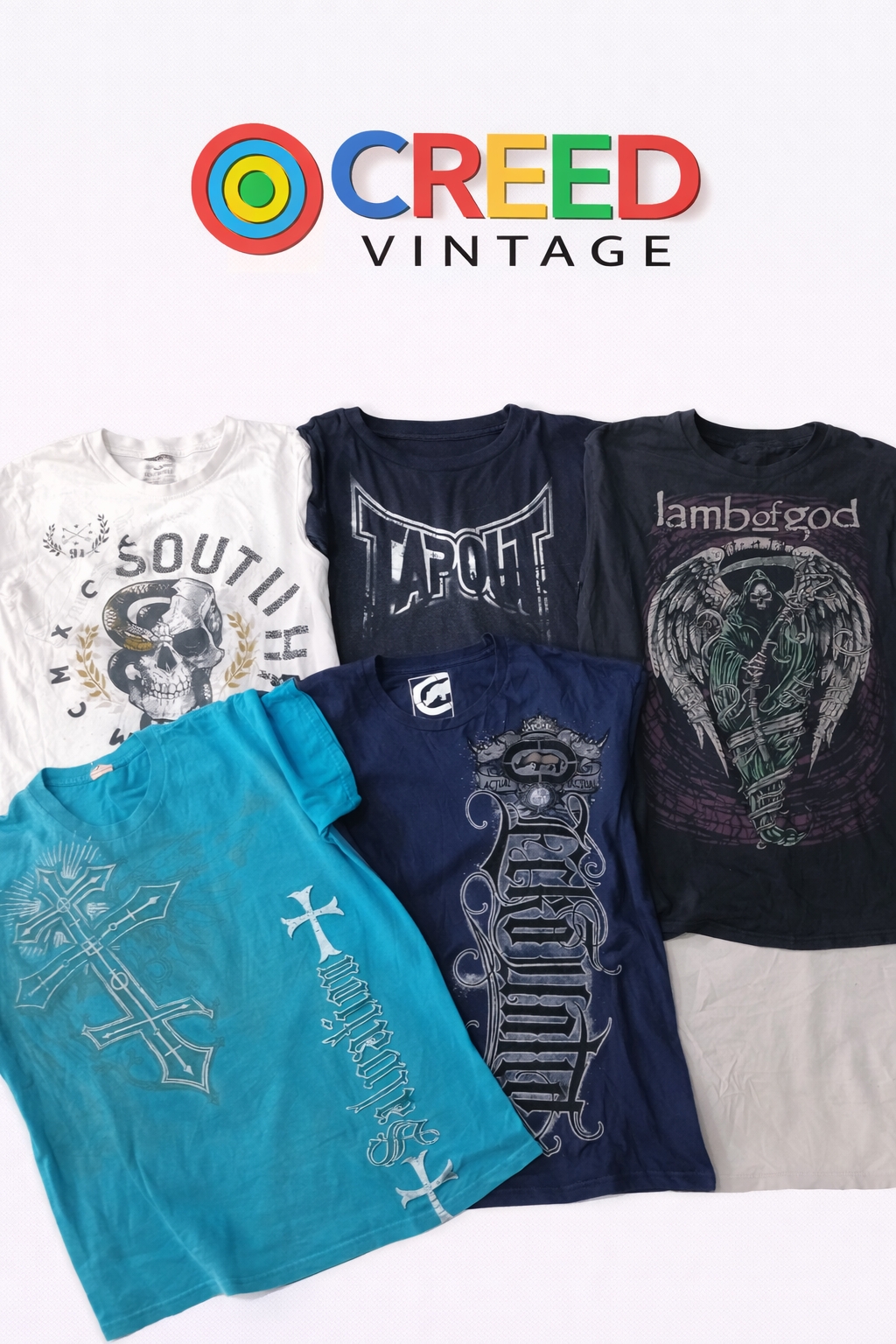 CR6457 Vintage Skull T-Shirts