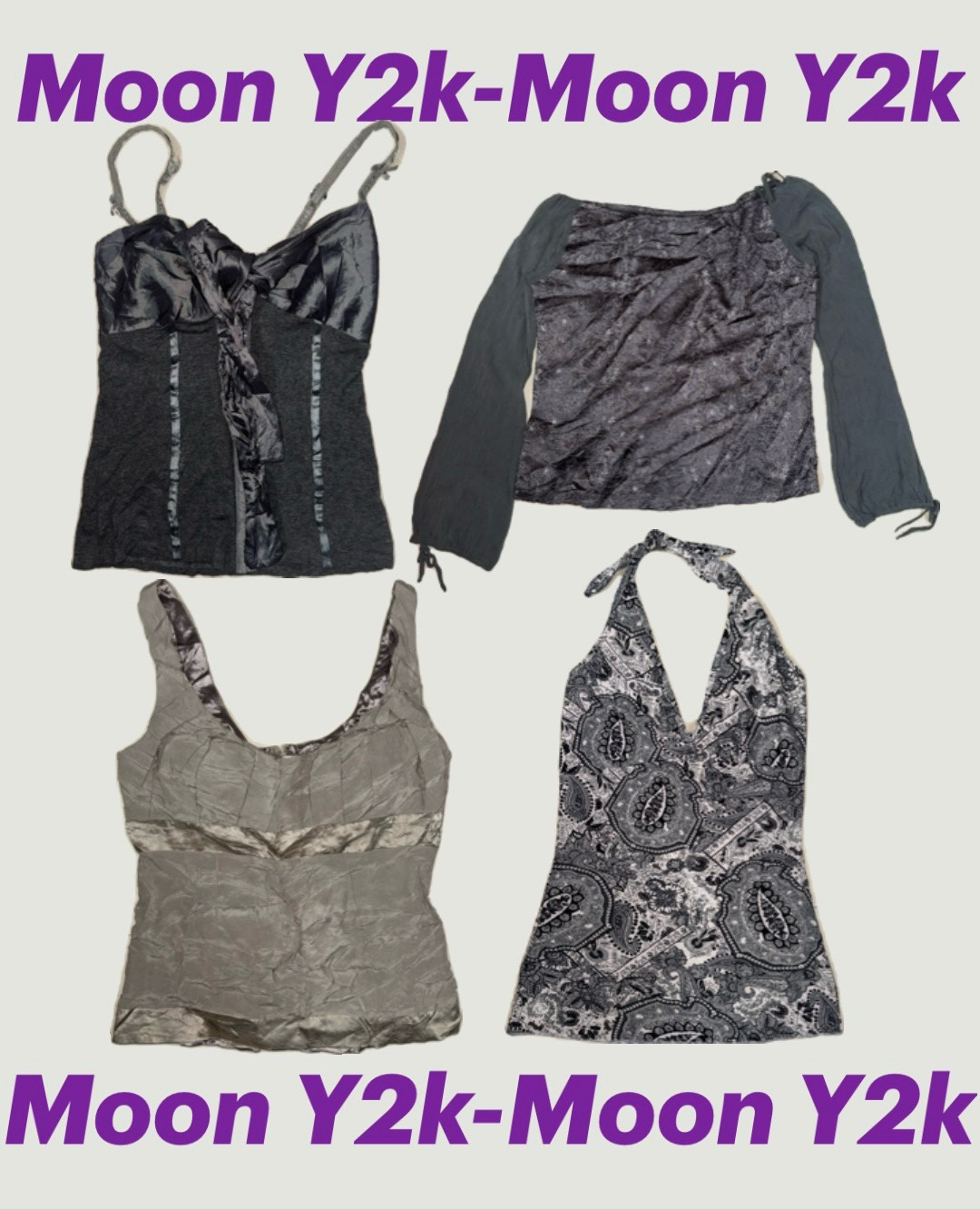Y2K Italian Bale Grey tops mix (M-1122)