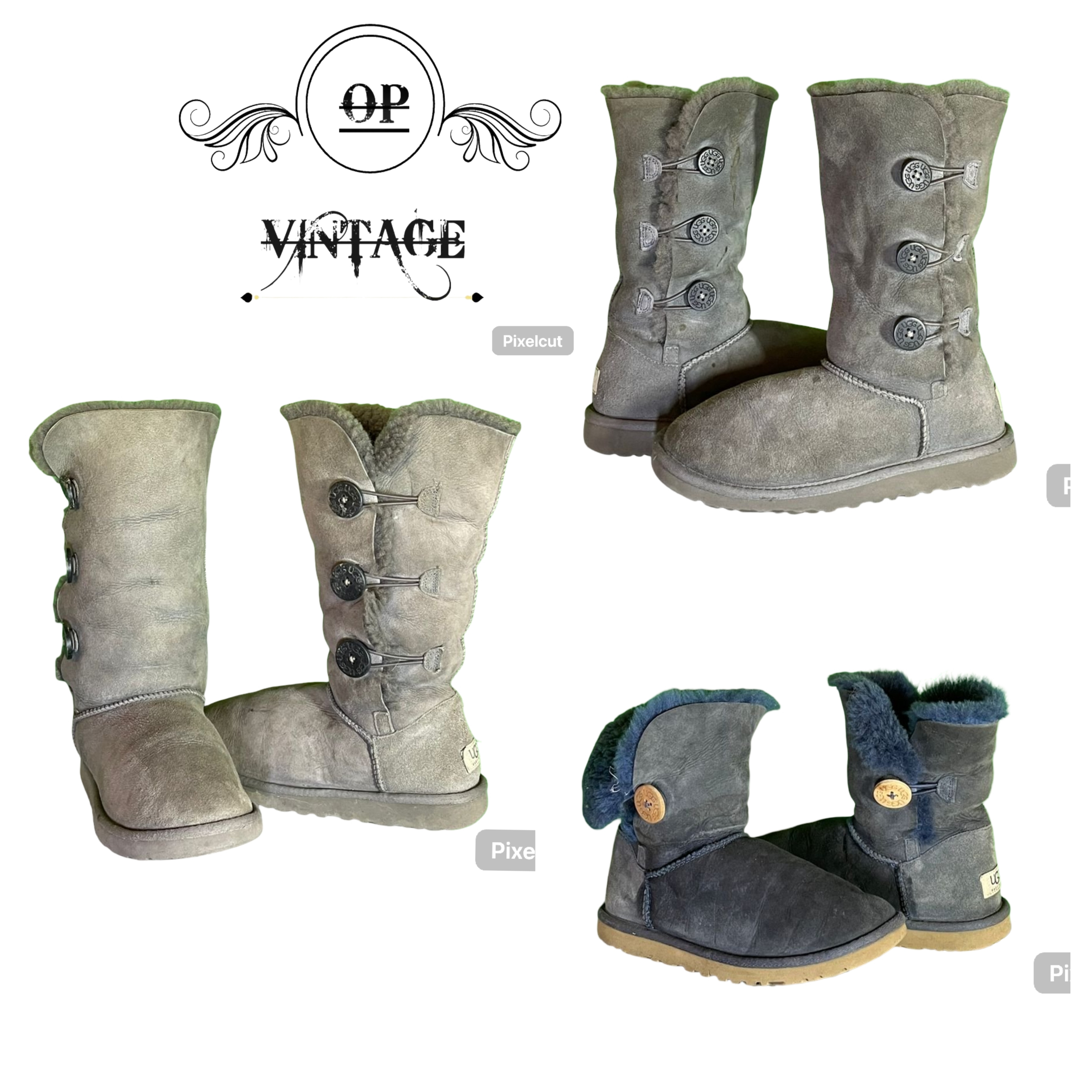 Op vintage Stylish and High knee ugg boots