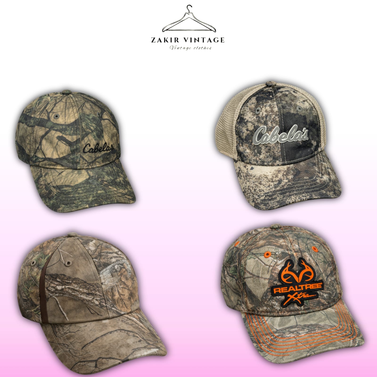 Echte Baum Jagdkappen