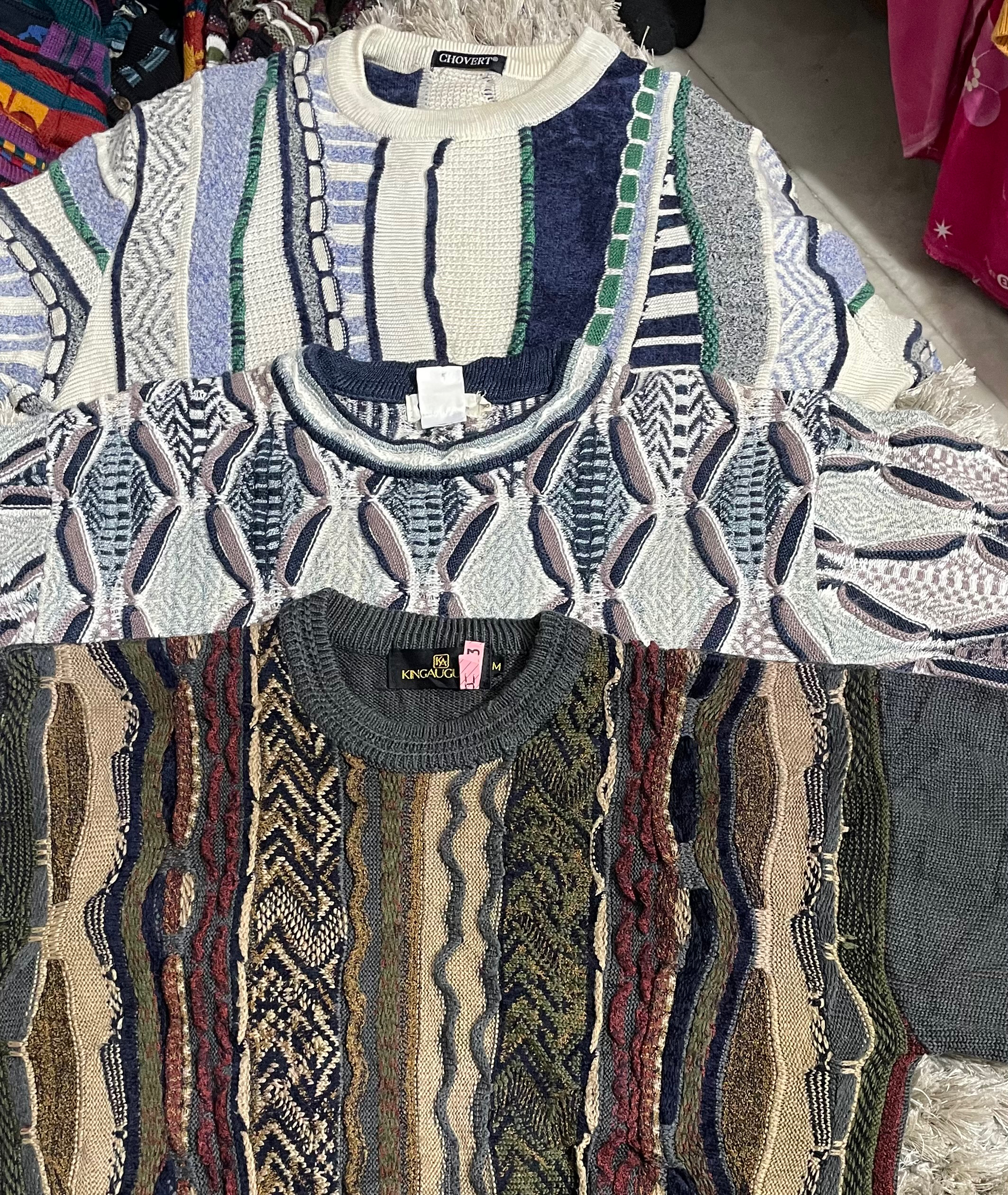 Coogi-Style Sweaters