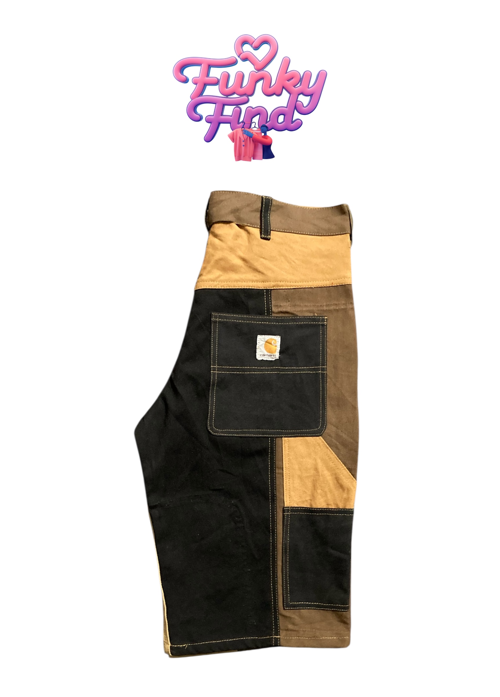 Upcycled Carhartt Carpenter Canvas Shorts