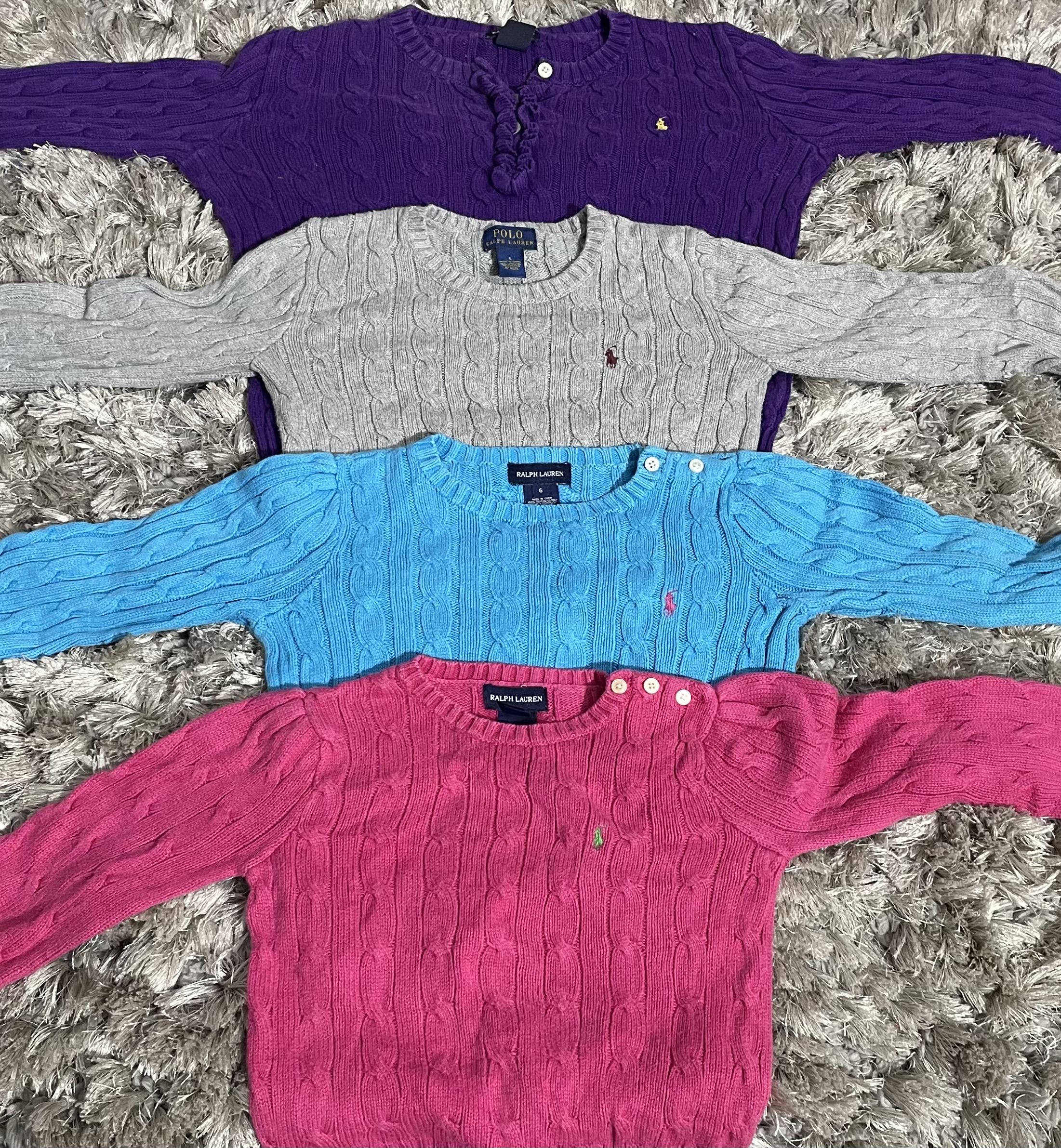 Ralph Lauren cable knit kids