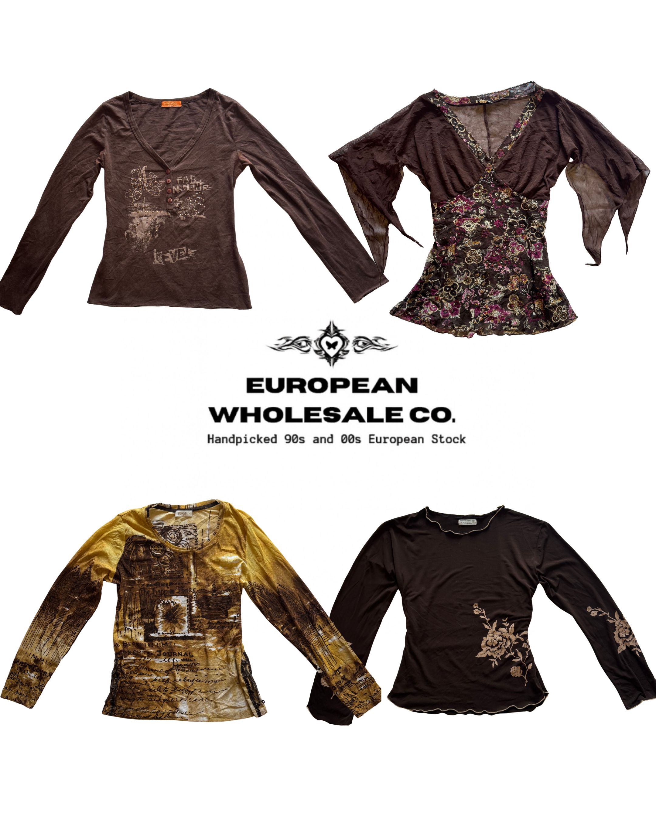 Y2K Grunge Baddie Mesh Tops