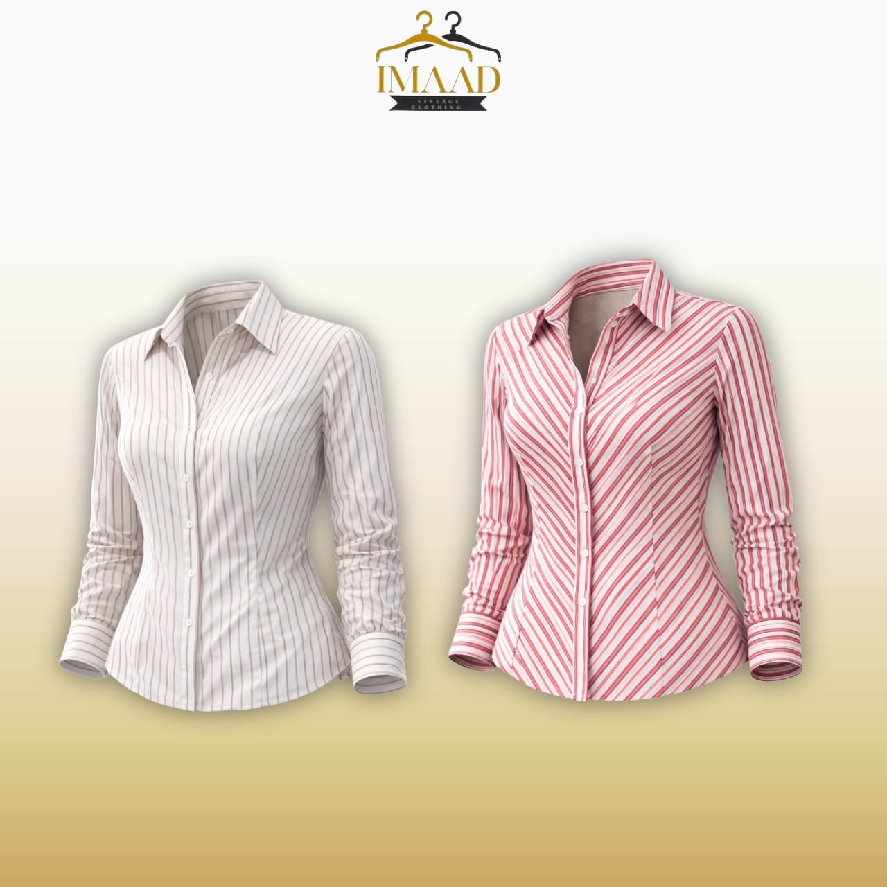 Y2Kオフィスブラウス